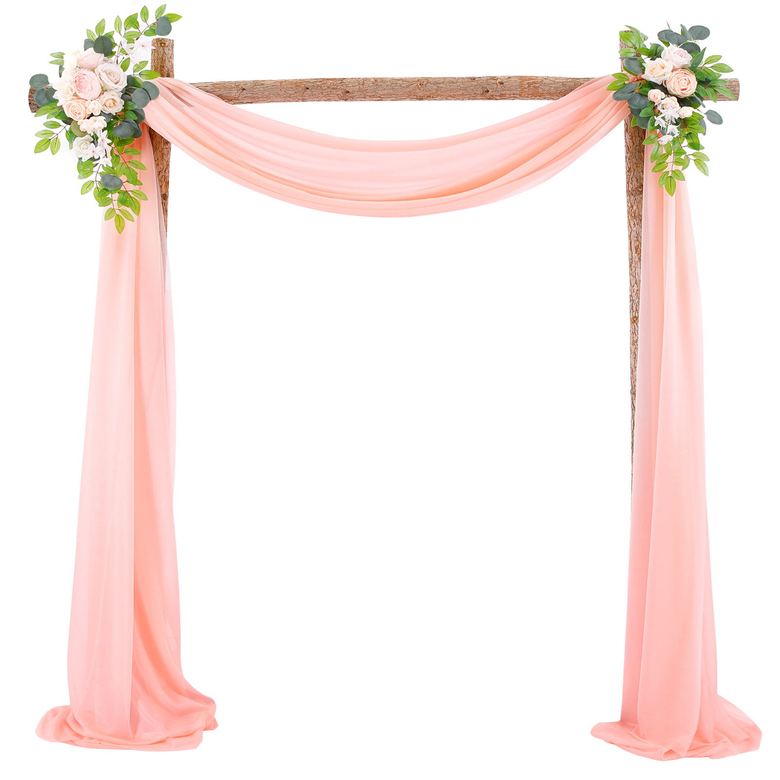 Hochzeitsbogen-drapierung, Hochzeitsdekorations-arrangement, Bogenhintergrund-drapierung