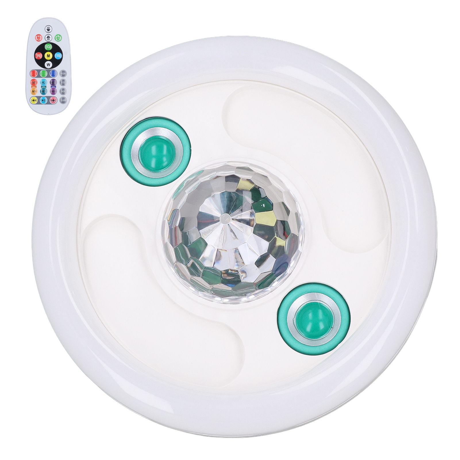 Led-bluetooth-musiklampe Mit Doppellautsprecher, Kabellos, 36 W, E27-fassung, Rgb-farbwechsel, Mit Fernbedienung, 86–265 V