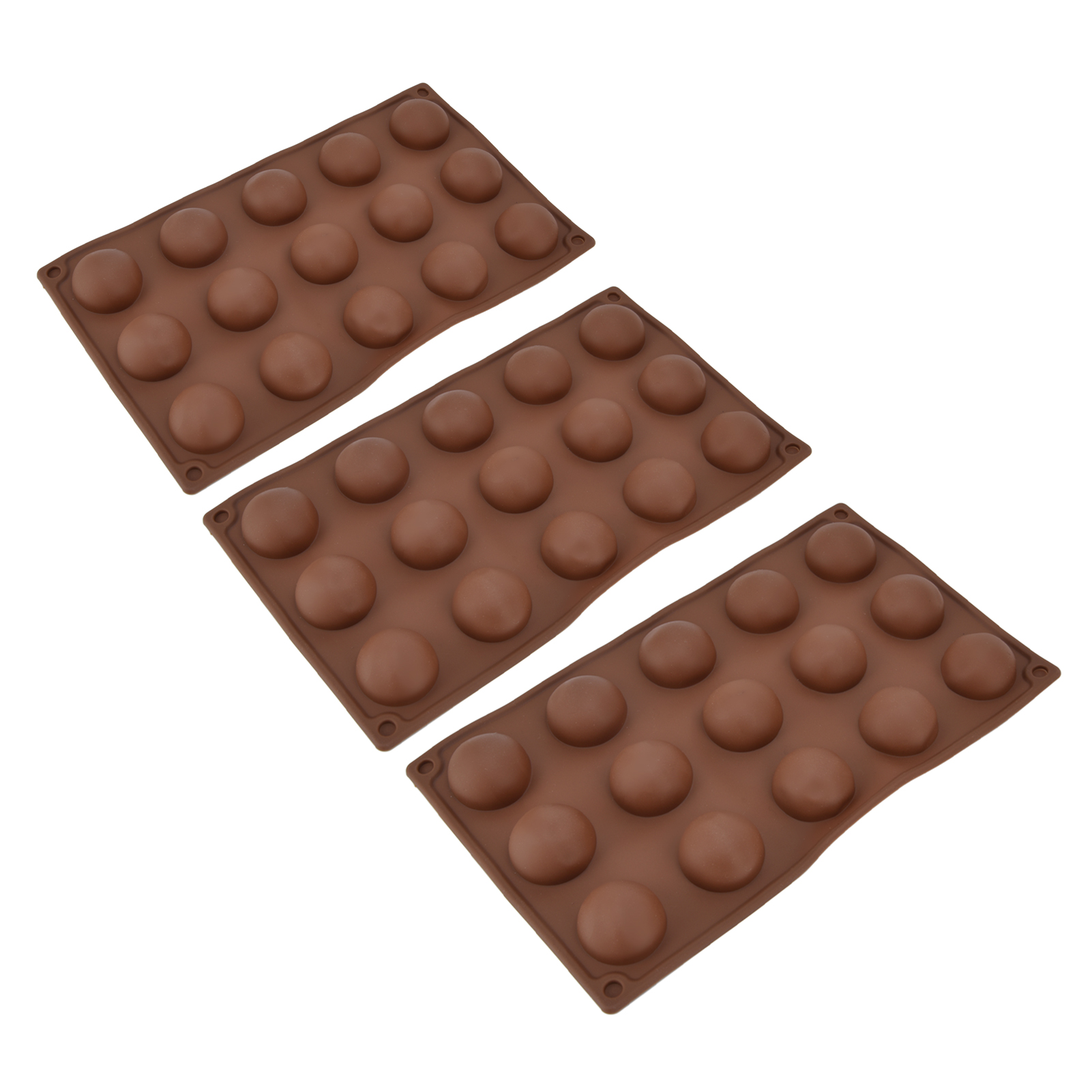 Stück Silikonform Mit 15 Mulden, Schokoladenbombenform, Halbkugel-backform Für Kuchen, Gelee, Pudding
