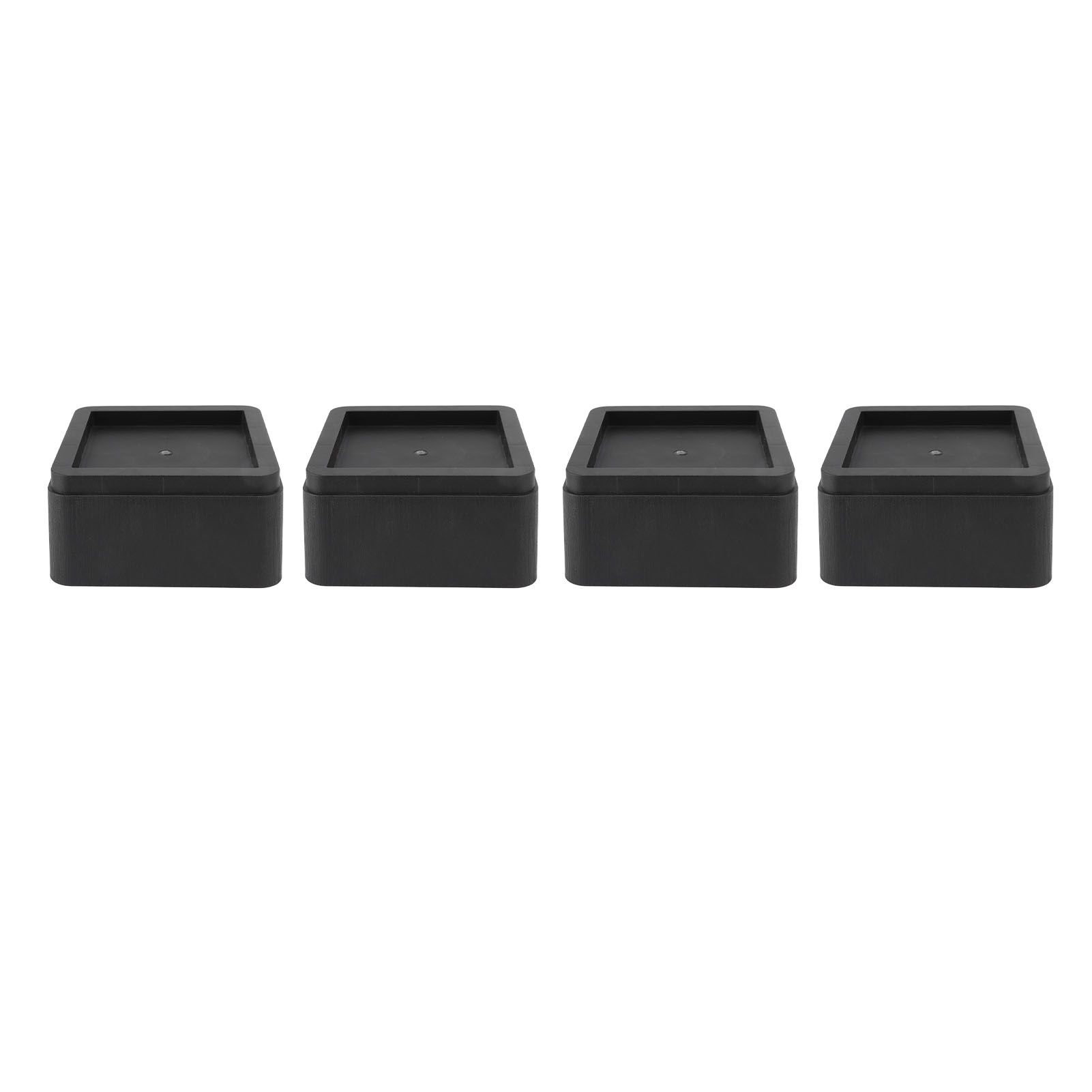 Set Mit 4 Rechteckigen Möbelfüßen Aus Kunststoff, 7,6 Cm (3 Zoll), Für Sofa, Bett, Schreibtisch, Stuhl Oder Sessel. Wohnaccessoires.