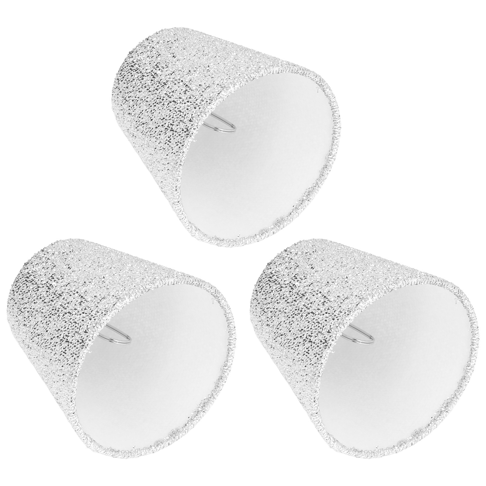 3er-pack Kleine Lampenschirme E14, Helle Oberfläche, Dünn, Leicht, Hohe Lichtdurchlässigkeit, Sicheres Design, Tischlampenschirm