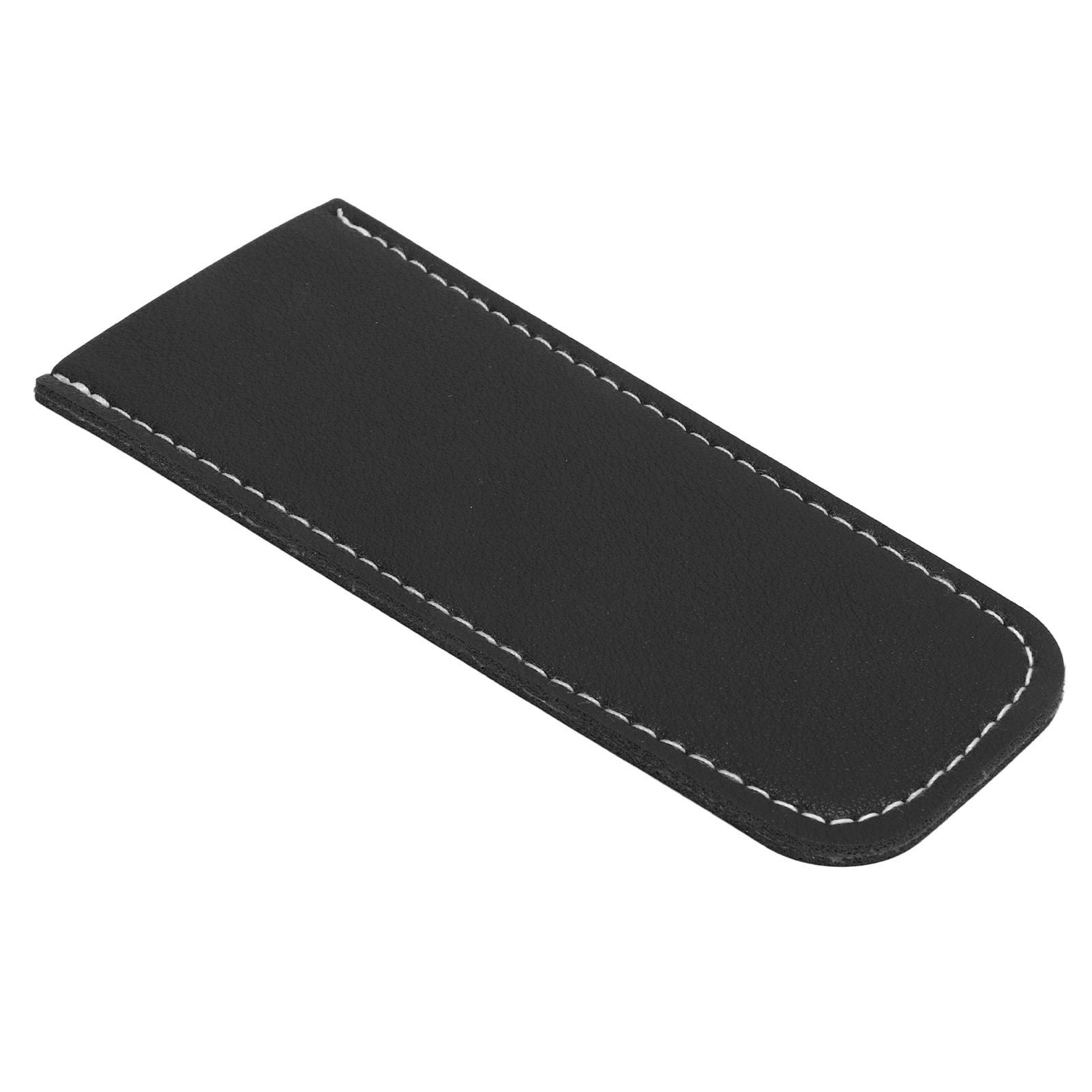 Hitzebeständige Pfannenhülle Aus Pu-leder, Küchenaccessoire Für Gusseisenpfannen, Schwarz