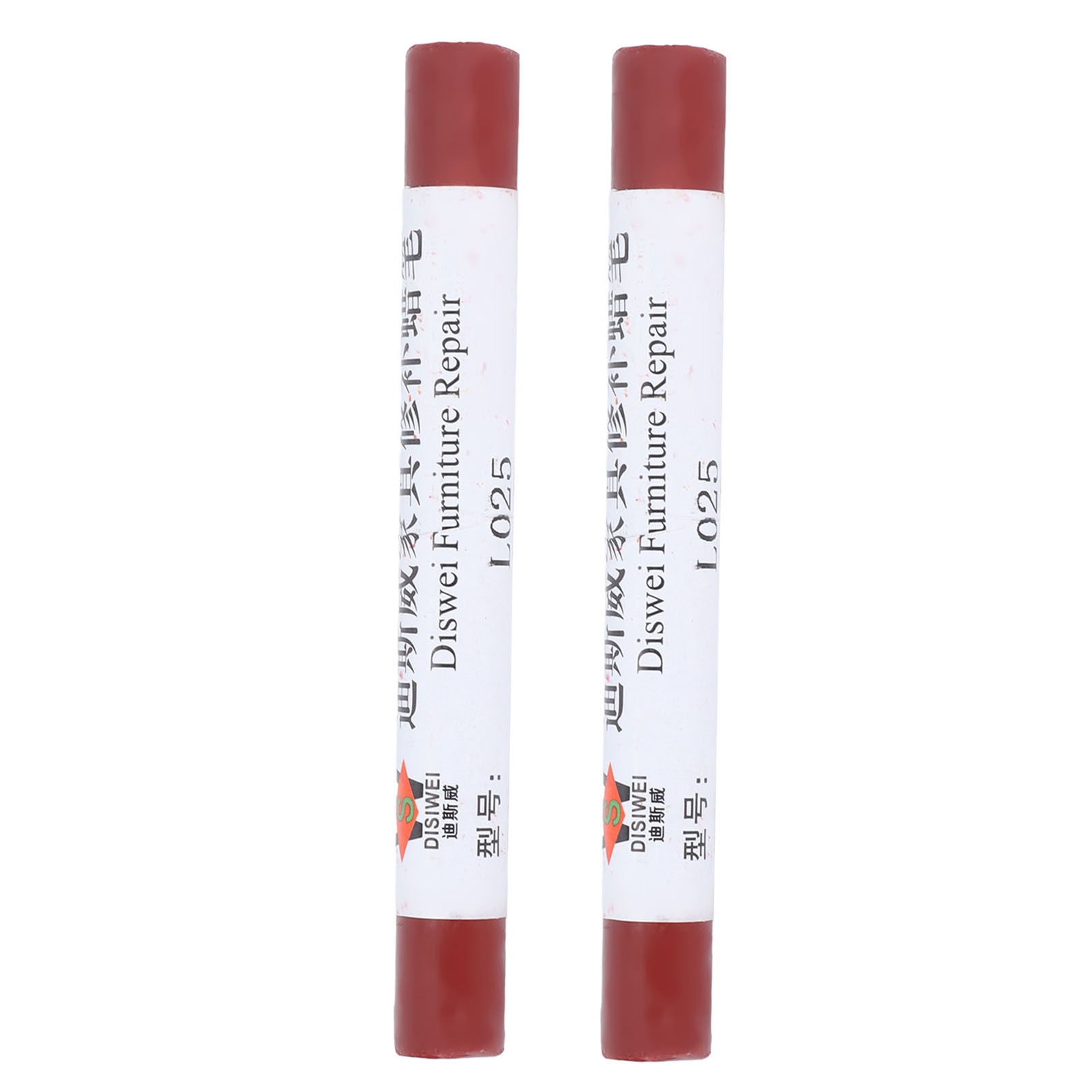 Set Mit 2 Reparaturstiften Für Möbel Und Fußböden, Für Ausbesserungsarbeiten An Lackierungen, Hergestellt Aus Verbundholz Und Rotholz.