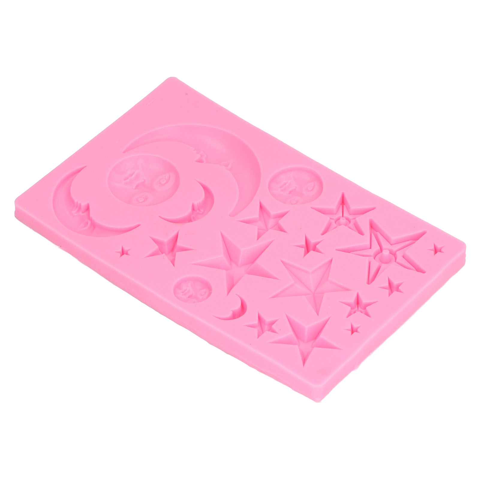 Sonne, Mond, Stern Kuchen Fondantformen Silikon Cupcake Dekorationsformen Für Pudding Eiscreme