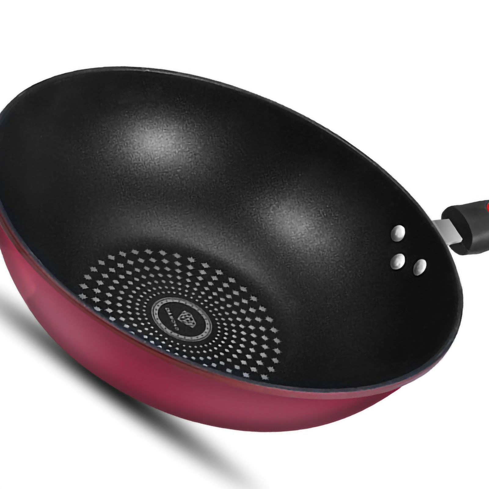 Flache Bratpfanne, Gusseiserner Wok Mit Griff, Für Suppen Und Eintöpfe, 32 Cm / 12,6 Zoll
