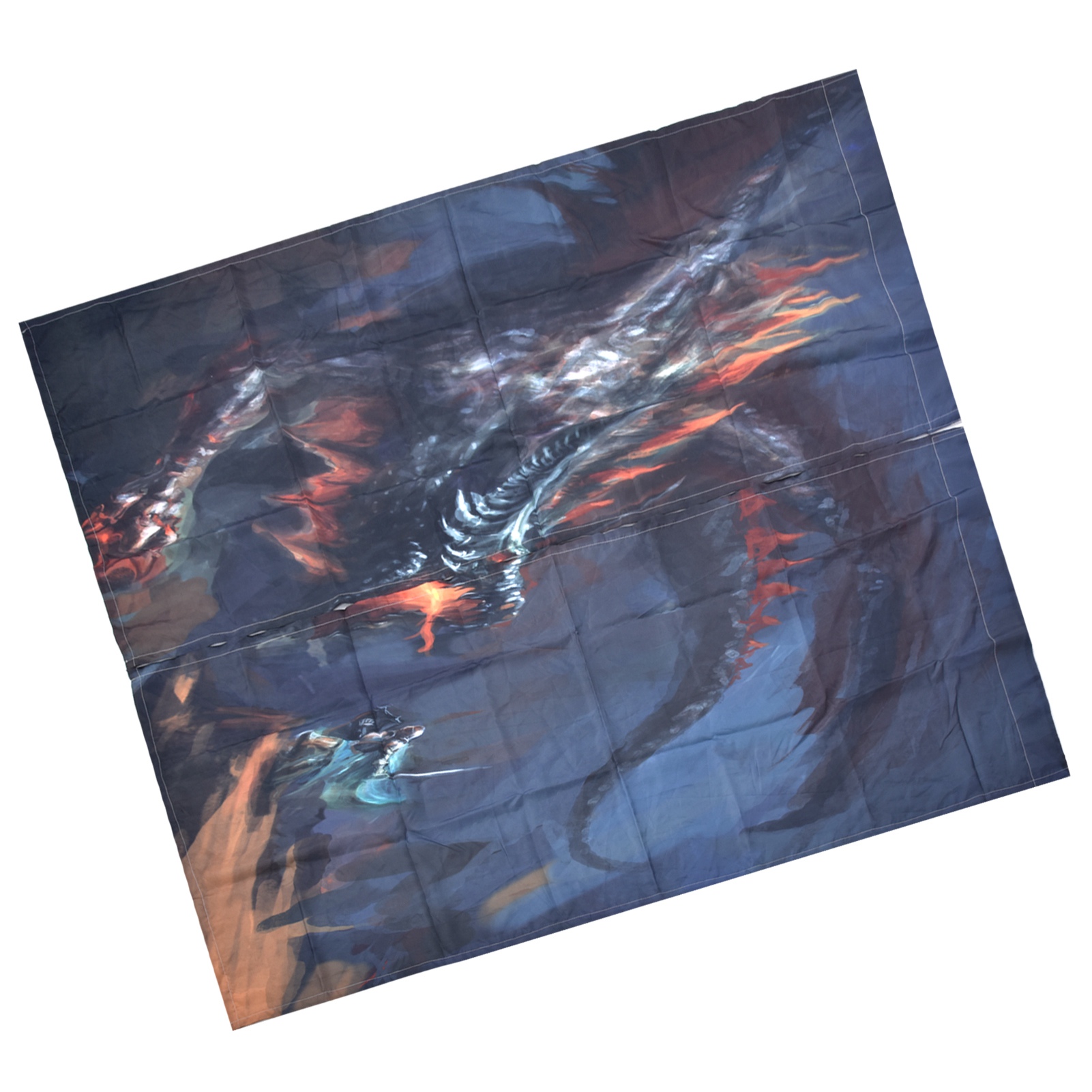 3d-digitaldruck-vorhang Aus Polyestergewebe Mit Monster-muster Für Fenster, Balkon, Veranda Und Außenbereiche, 150 X 166 Cm