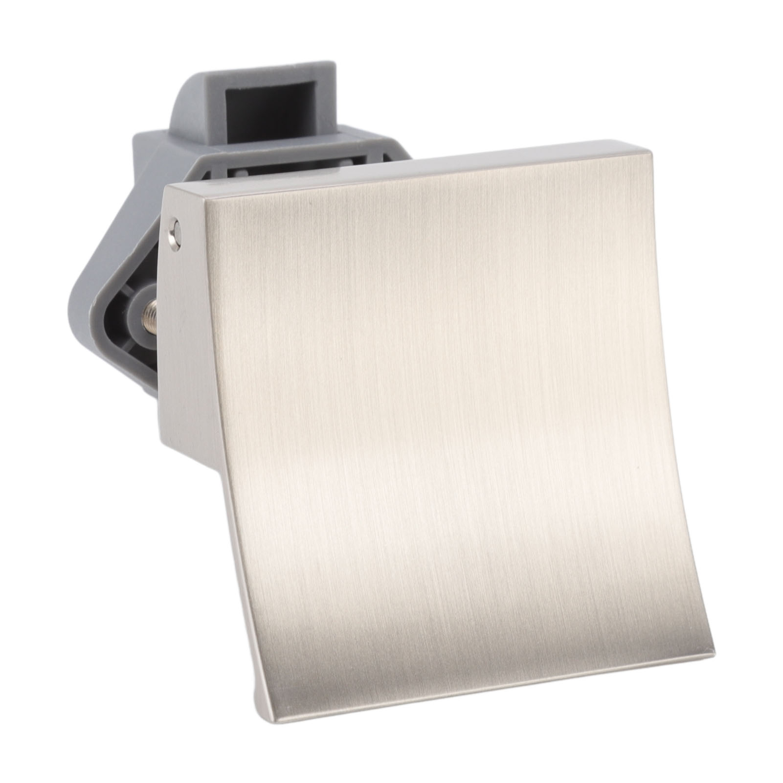 Montagesatz Für Türschlossgriffe Aus Metall Und Nylon Für 7-mm-öffnungen An Wohnmobilen Und Yachten P07 Sn (gebürstetes Nickel)