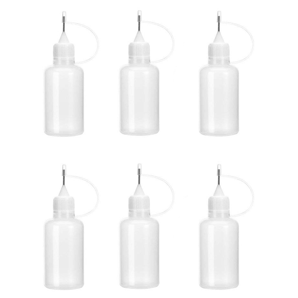 Set Mit 6 X 30ml Klebstofffläschchen Mit Nadelspitze Für Bastelarbeiten (quilling) - Bastelwerkzeug (papier, Papier)
