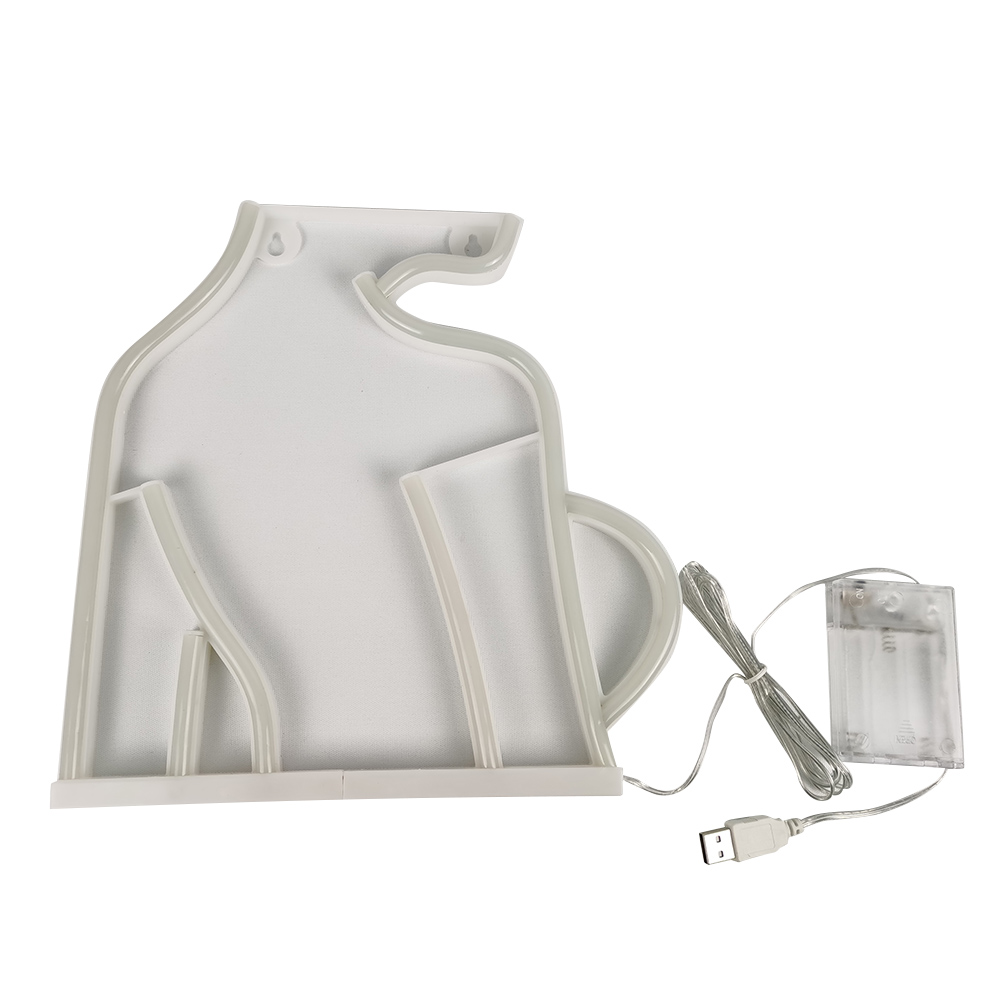 Led-neonlichtschild „lady“ Zur Wanddekoration, Betrieb Über Usb Und Batterien Möglich, Ideal Für Wohnzimmer, Bar, Party, Weihnachten Oder Hochzeit.