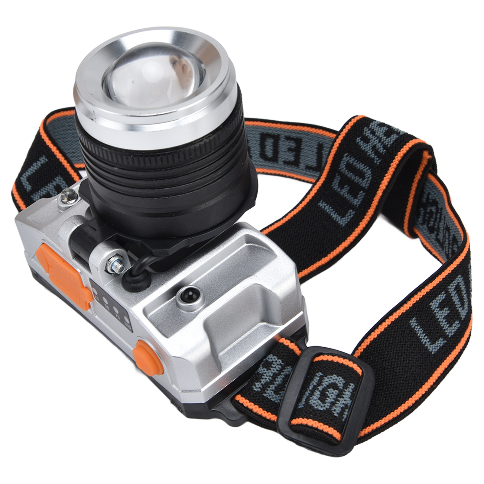Led-stirnlampe Mit Starkem Licht, Zoomfunktion, Intelligentem Sensor, Usb-aufladung Und 3 Beleuchtungsmodi