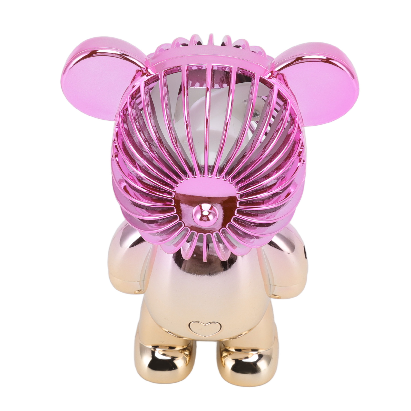 Tragbarer Handventilator, Niedliches Bärenmotiv, Usb-aufladbar, Ideal Für Büro, Schlafzimmer Und Leseecke (a4-format).