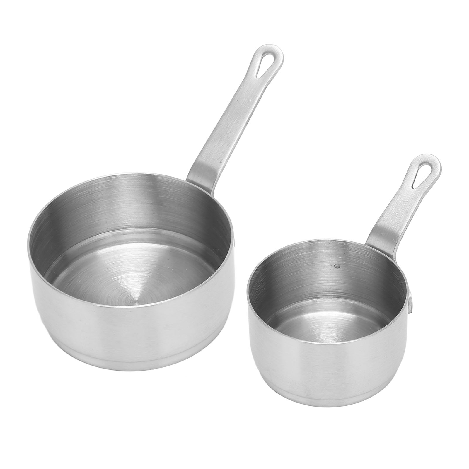 2er-set Saucenbecher Aus Edelstahl 304 Mit Stapelbarem Griff, Mini-saucenpfanne Für Bankette, Picknicks Im Freien