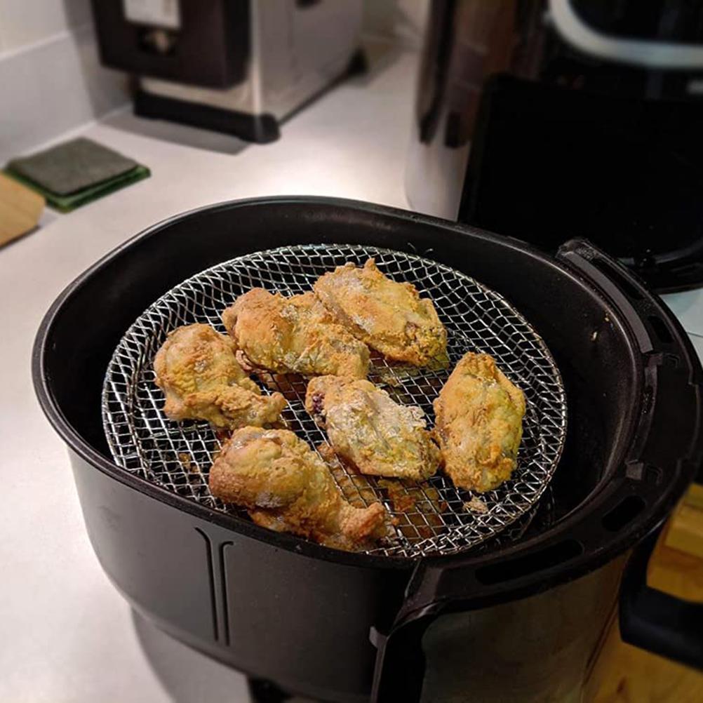 3-teiliges Set Airfryer-einsätze Für 4,2-5,8-qt Airfryer, Drei Stapelbare Dörrgitter, Airfryer-ständer Aus Edelstahl, Airfryer-zubehör