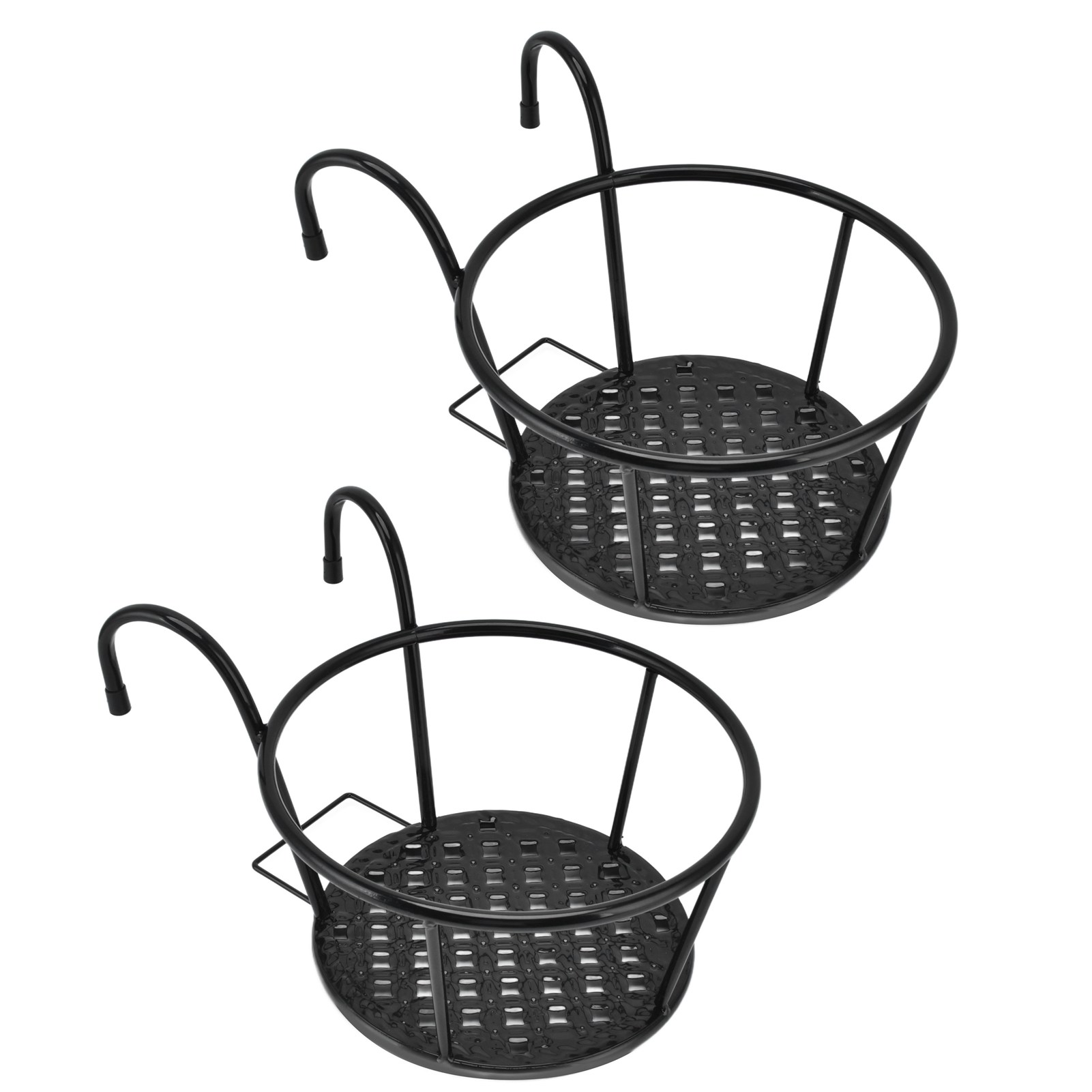 Stück Hängepflanzkörbe, Mehrzweck-pflanzenhalter Aus Eisen, Hängegitter, Für Terrasse, Balkon Oder Veranda