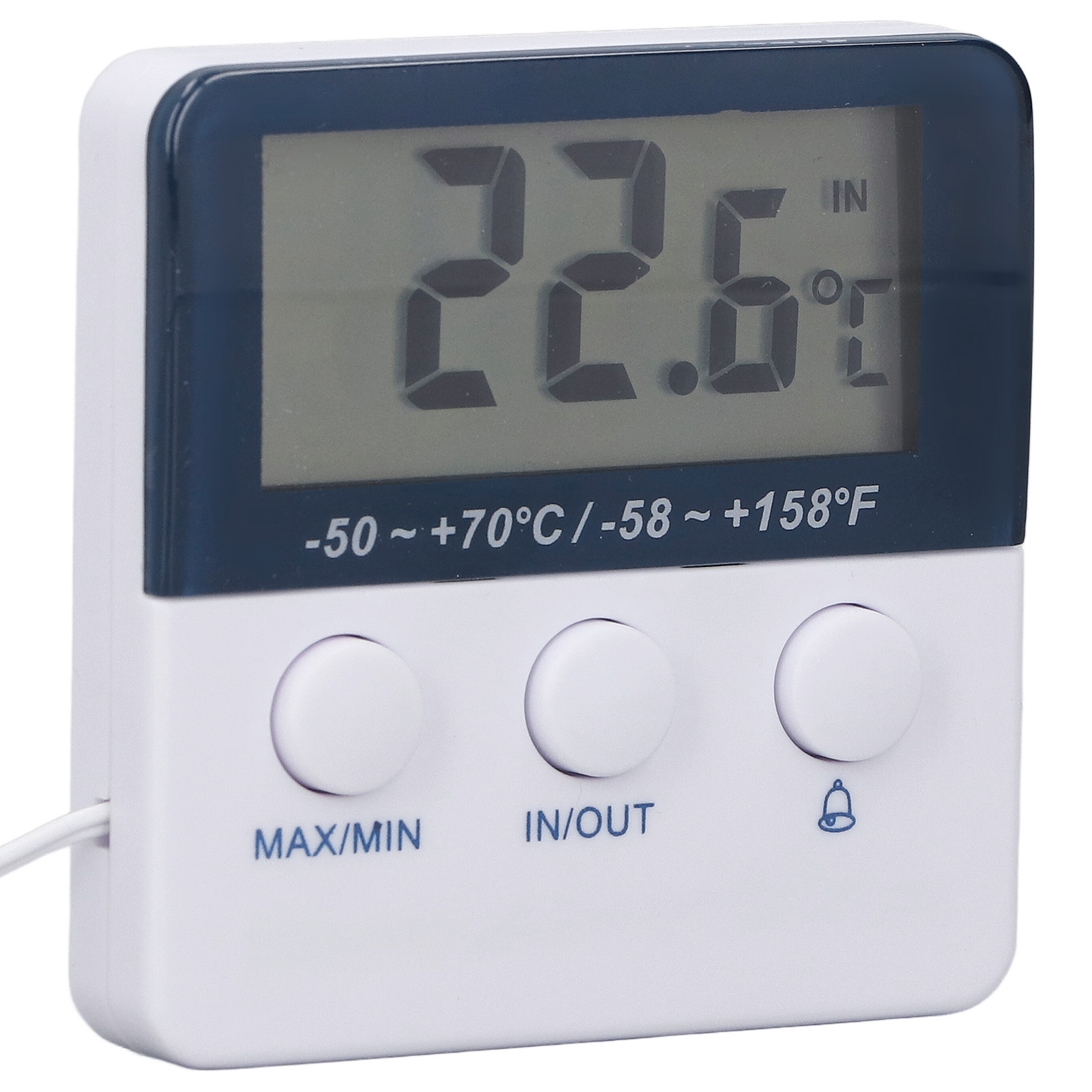 2-in-1-thermometer/hygrometer (℃/℉-modus) Mit Hoher Genauigkeit Und Alarm Bei Hohen Und Niedrigen Temperaturen