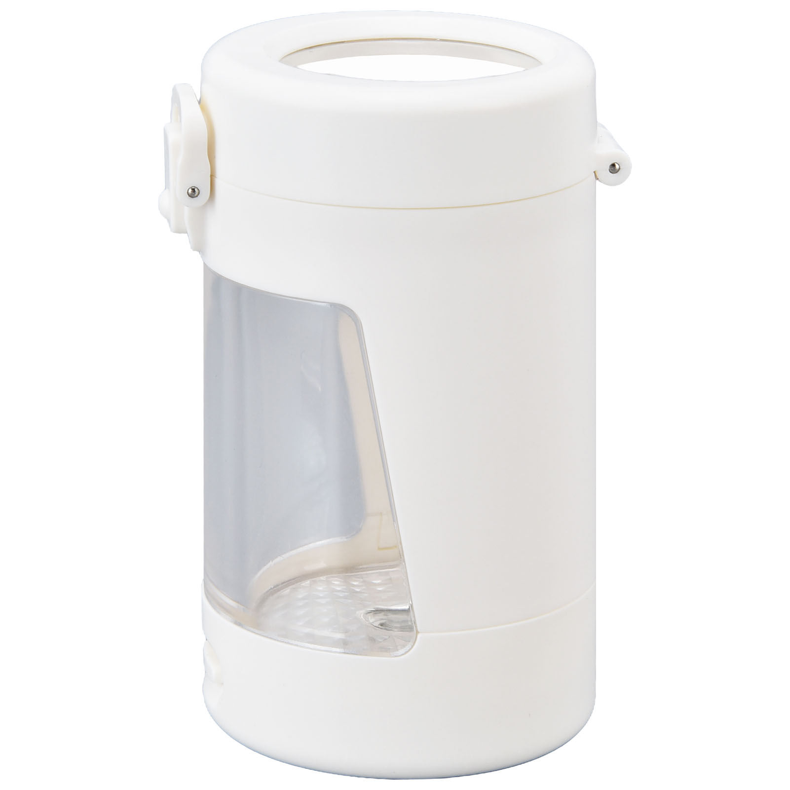 Beleuchtetes Led-vorratsglas Mit Transparentem Deckel Und Grinder, 8-fache Vergrößerung, Feuchtigkeitsbeständig Für Kräuter