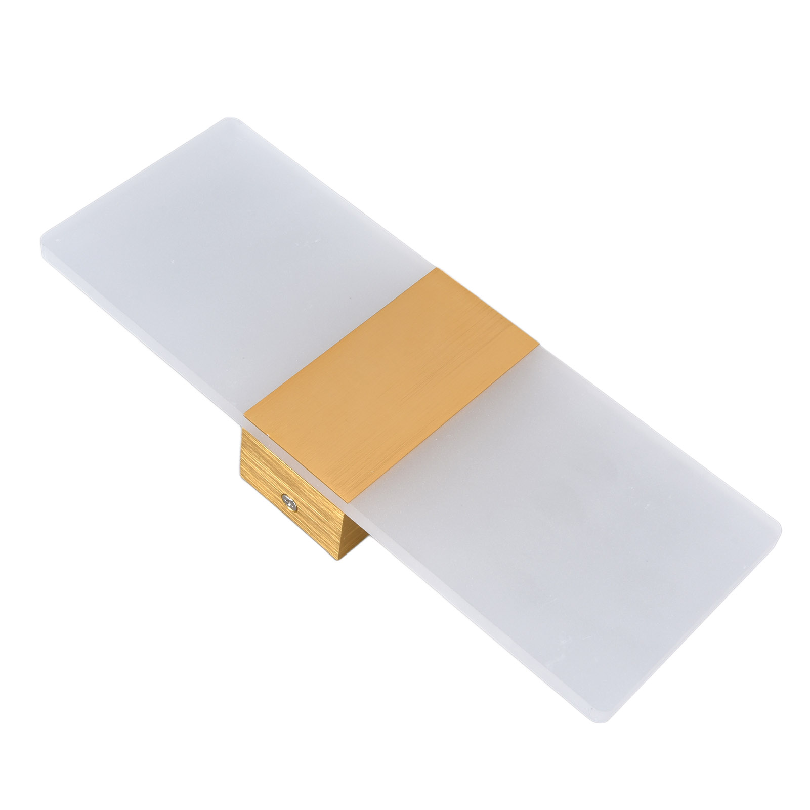 Led-wandleuchte, 6 W, Acryl, 360° Abstrahlwinkel, Hohe Helligkeit, Uv-beständig, Für Schlafzimmer, Kantine, 90–265 V, Gold