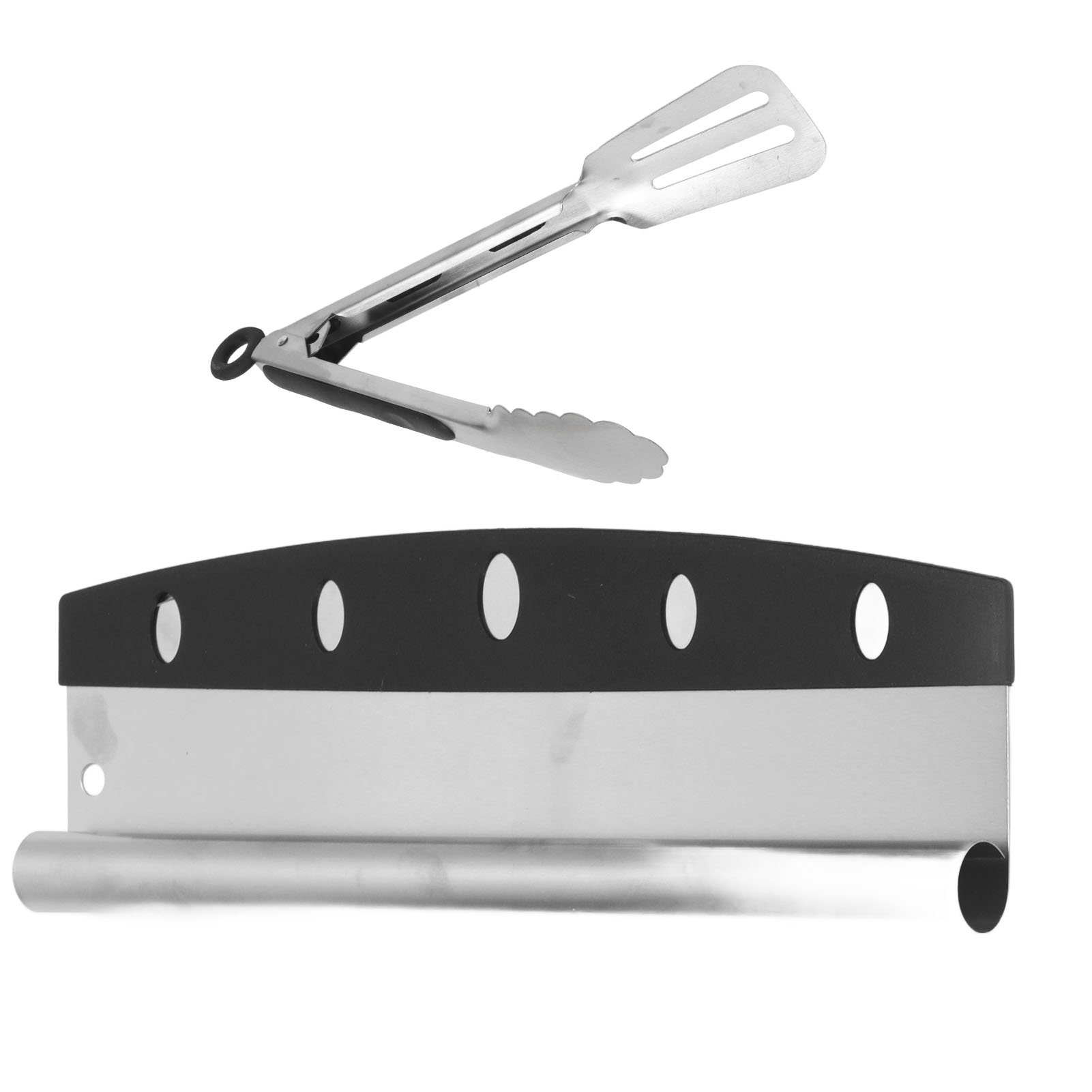 Pizzaschneider Aus Lebensmittelechtem Edelstahl, Hohe Schärfe, Ergonomisches Design, Mit Integrierter Zange Für Pizzen Und Kuchen.