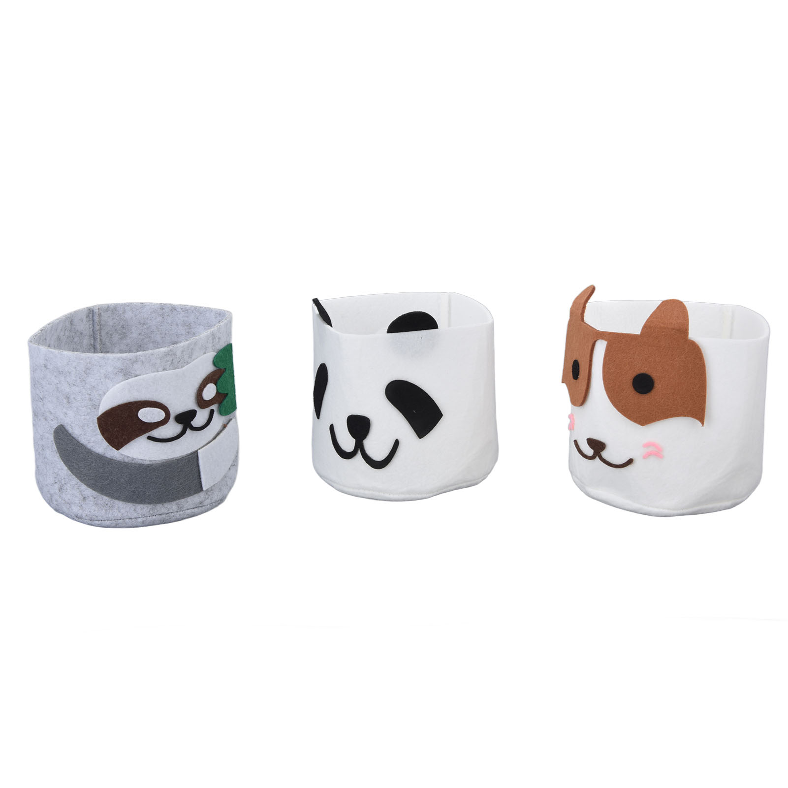 Tierischer Pflanzenkorb, Handgefertigt, Panda-, Faultier- Und Hundeform, Blumentopf, Behälter Für Die Heimdekoration