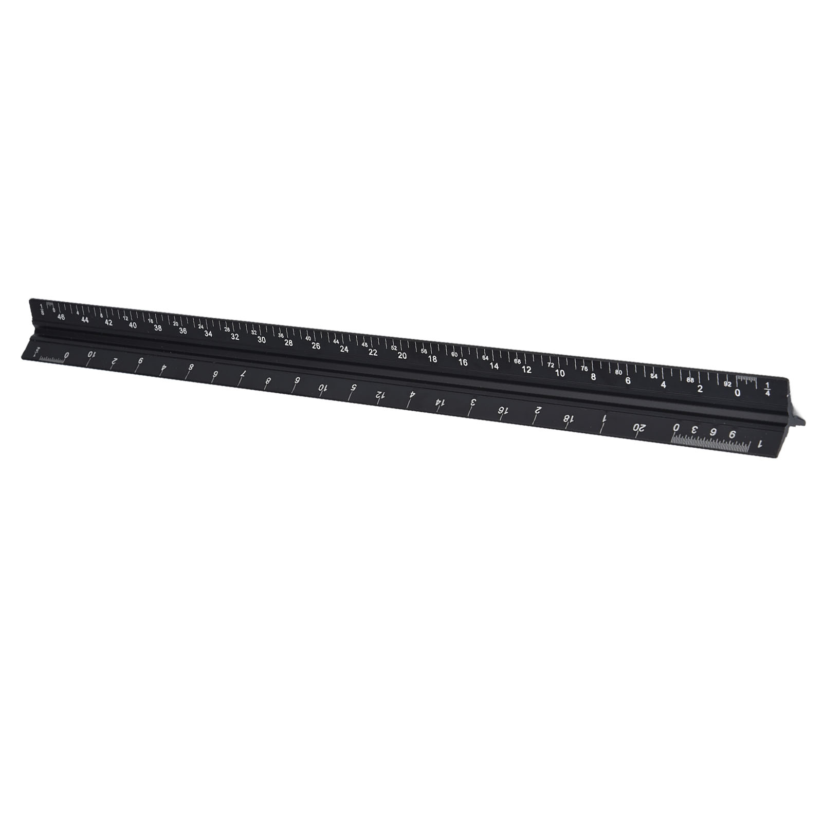 Dreieckslineal Aus Aluminiumlegierung Mit Gut Lesbarer, Gravierter Markierung. Langlebiges Und Robustes Messwerkzeug Für Zeichnungen Und Kleine Maßstäbe.