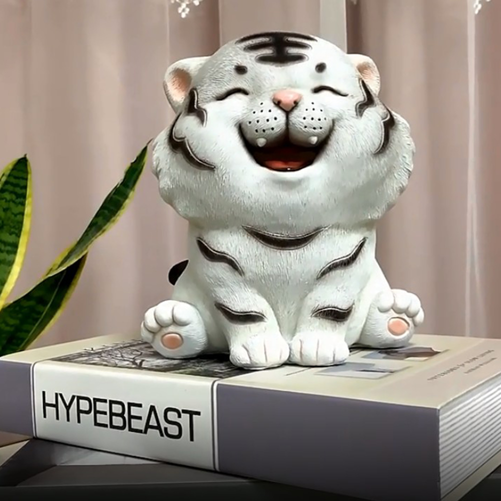 Spardose Für Kinder – Zum Öffnen Zerbrechlich – Niedliche Tiger-spardose Aus Kunstharz – Tiger-münzspardose Als Ornament