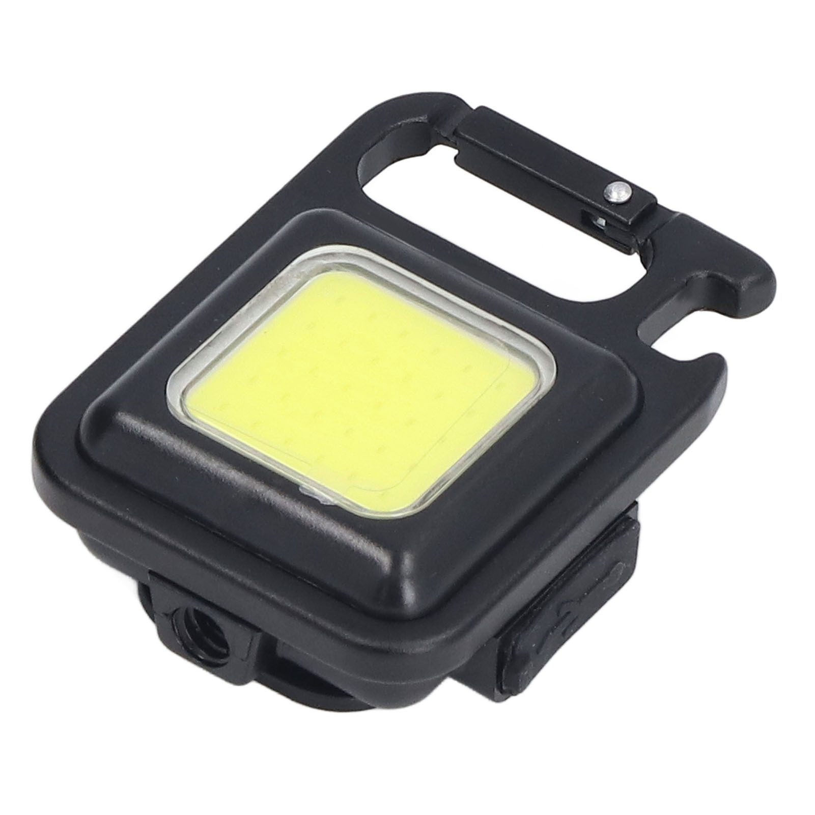 Kompakte, Multifunktionale Cob-taschenlampe Mit 500 Lm Lichtleistung, 4 Beleuchtungsmodi, Usb-aufladung Und Einem Faltbaren Ständer Zum Angeln.