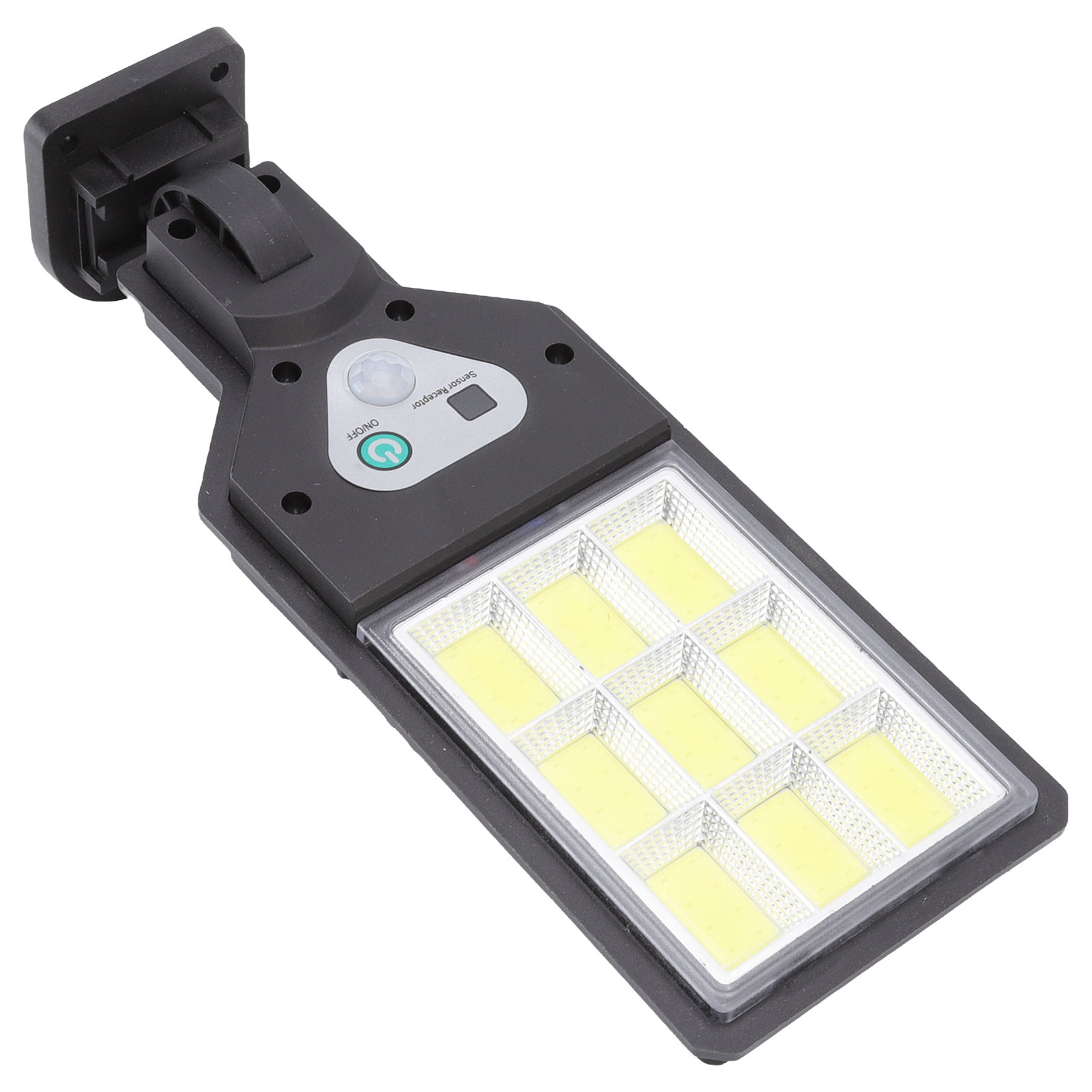9cob Led-solarstraßenleuchte Mit Bewegungserkennung, Ip65 Wasserdicht, Für Hof, Einfahrt Und Garten.