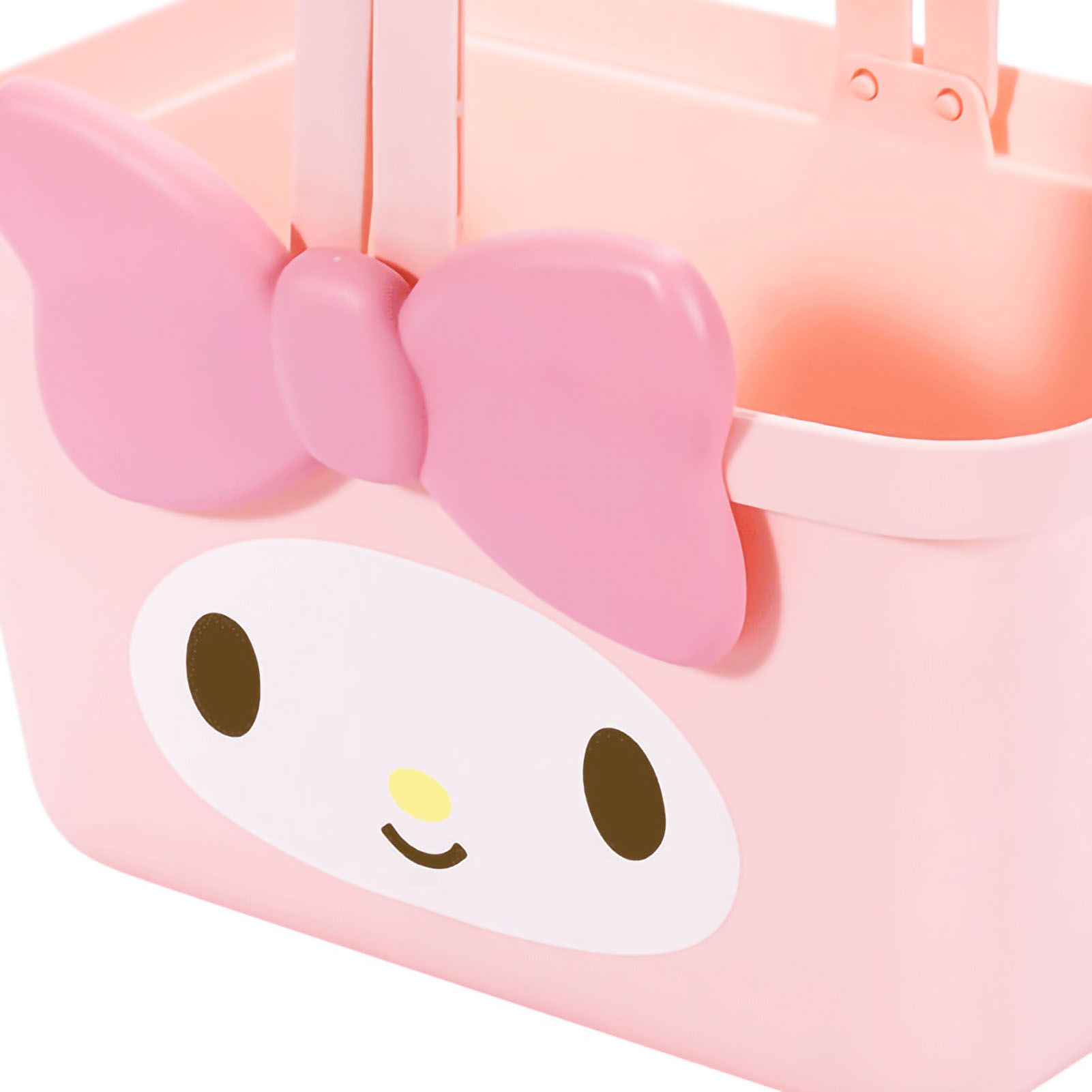 Niedlicher Und Tragbarer Aufbewahrungskorb Mit Wäscheständer, Ideal Für Dusche Und Zuhause, Rosa Hase.
