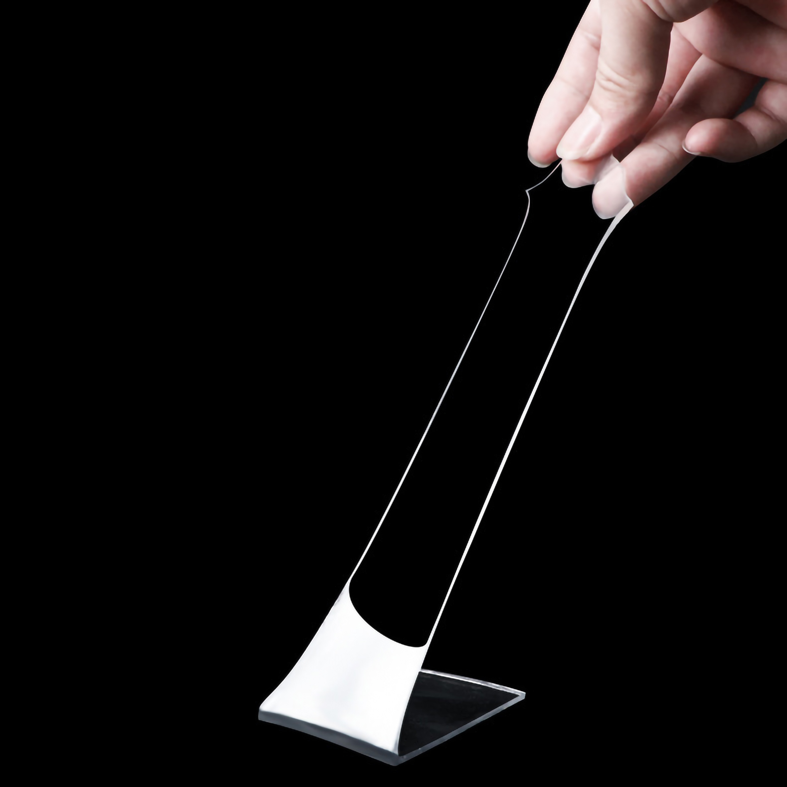 Doppelseitiges Klebeband, Ca. 0,08 Zoll Dick, Doppelseitig, Wiederverwendbar, Transparent, Breitflächig Anwendbar