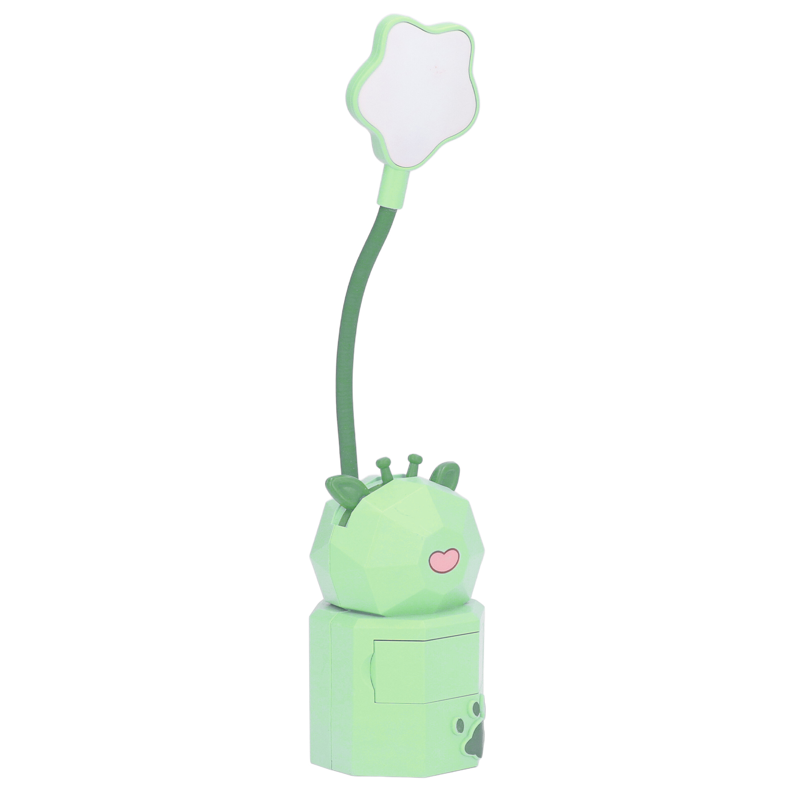 Kinderleselampe, Niedliches Design, Usb-ladefunktion, Warmes Licht, 360°-schwanenhalsverstellung, Sicheres Material, Kinderlampe (grün)