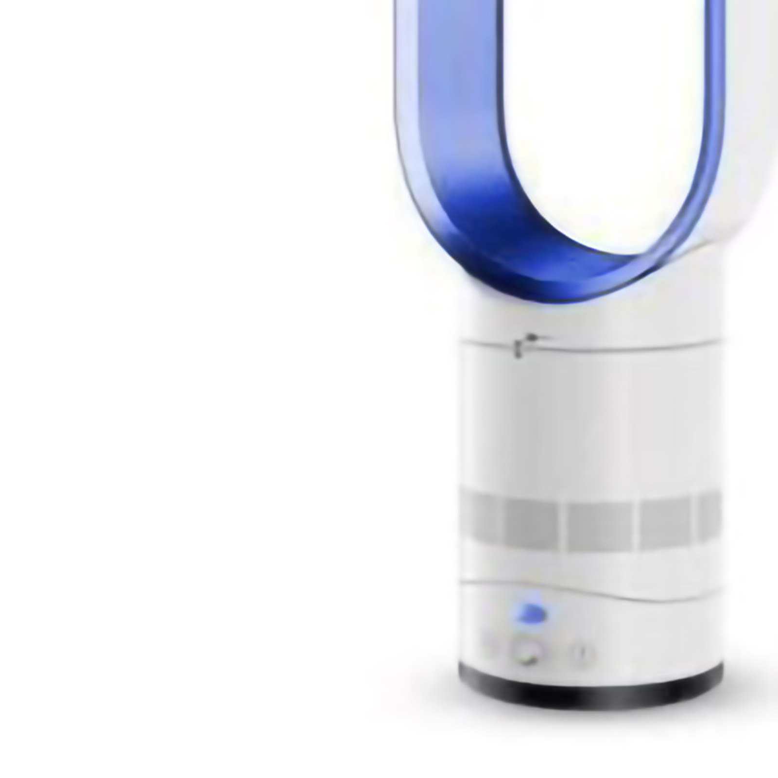 Extrem Leiser, Blattloser Standventilator Mit Luftreinigung, Fernbedienung, Modell Ellipse, Blau, 220 V (eu).