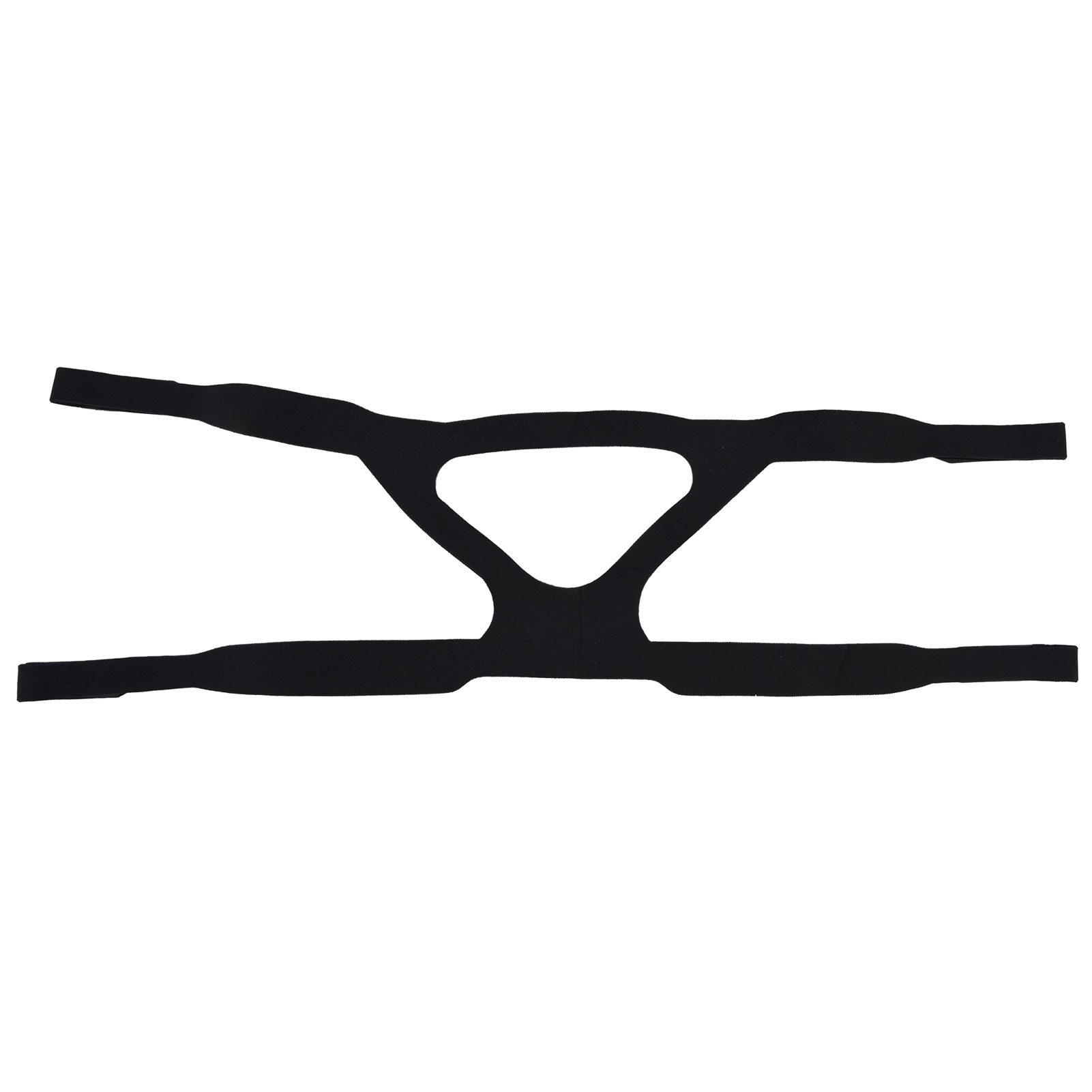 Universelles Anti-schnarch-kopfband Aus Elastischem Nylon Für Atemschutzgeräte, Schwarz