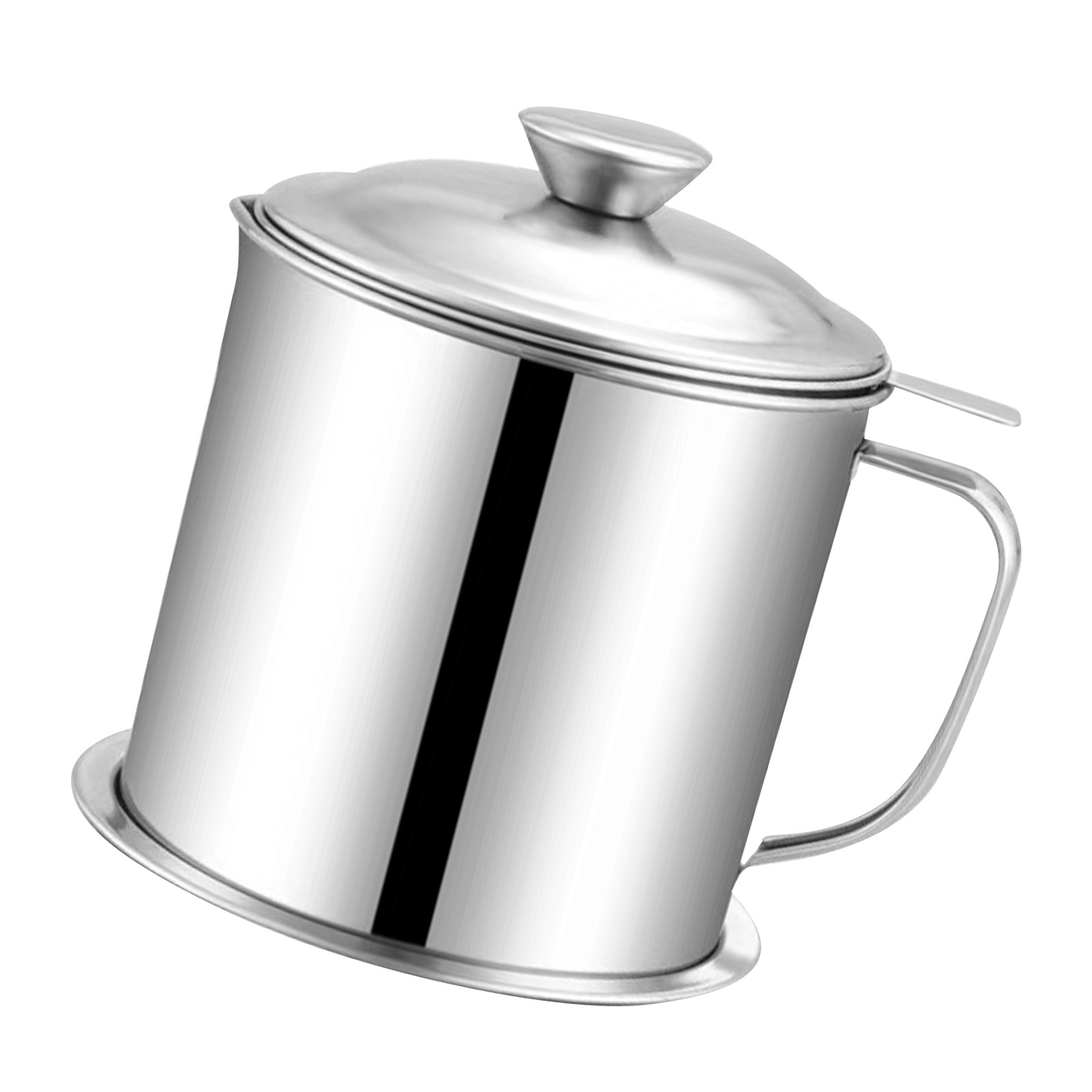 Öl-/fettbehälter Aus Edelstahl, Großes Fassungsvermögen (1,3 L), 201 L.