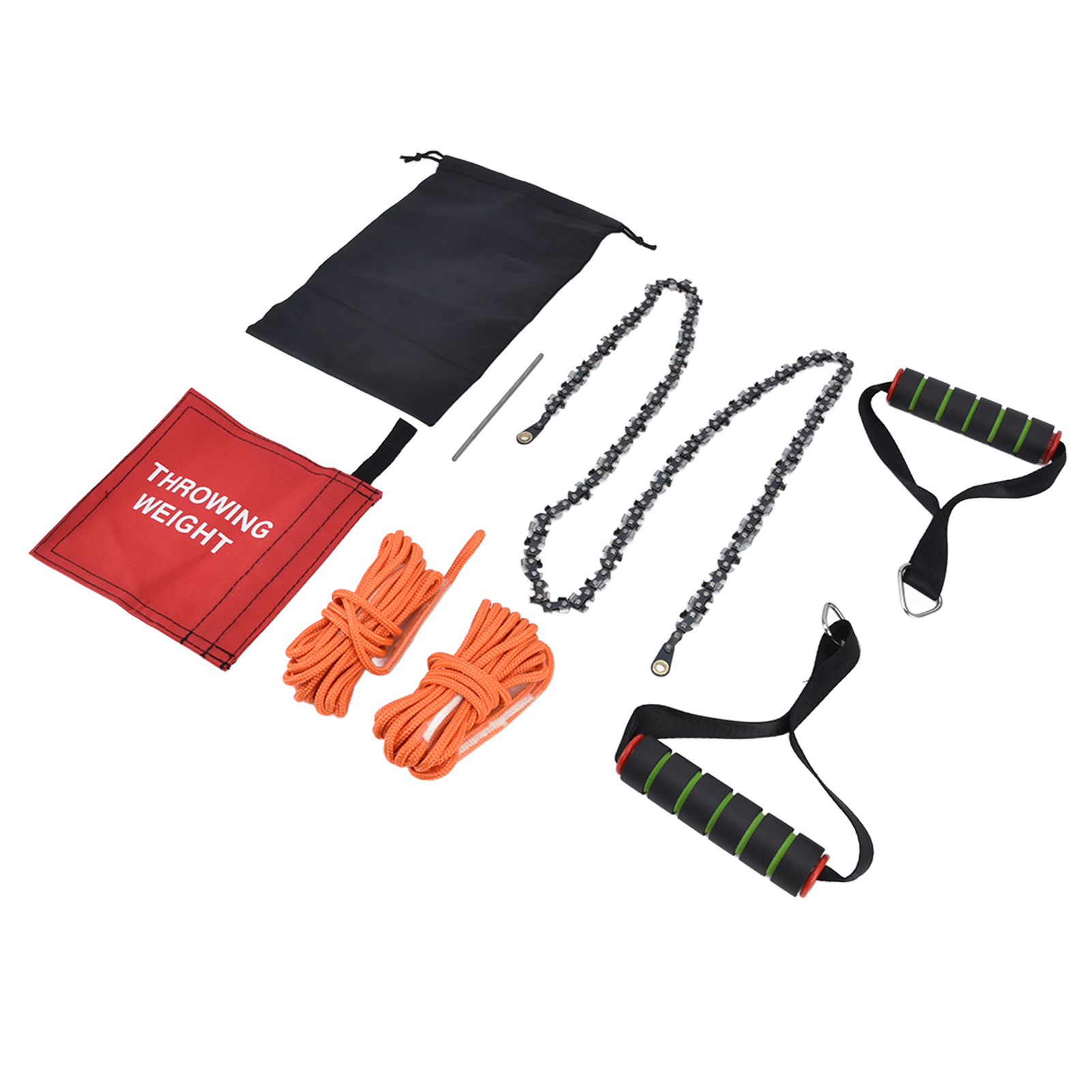 Handkettensäge Mit Hoher Reichweite, 48 Zoll, Kompakte Tragbare Seilsäge Für Outdoor-aktivitäten Wie Camping, Jagen Und Rucksackreisen