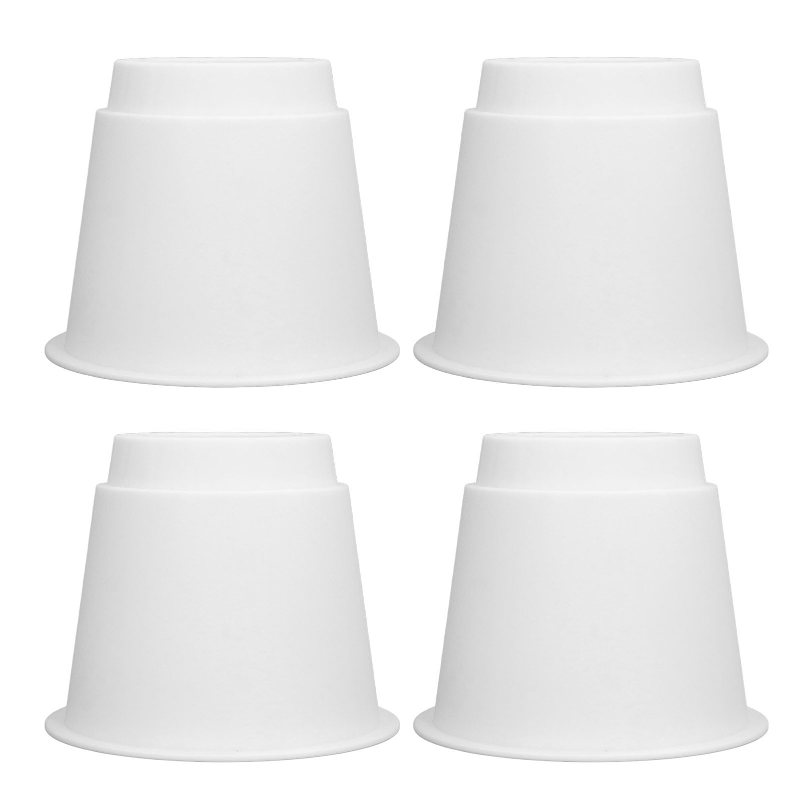 Set Aus 4 Robusten, Runden Möbelgleitern Mit 12,7 Cm (5 Zoll) Durchmesser Und Rutschfester Oberfläche Für Tisch, Stuhl, Schreibtisch Oder Sofa.