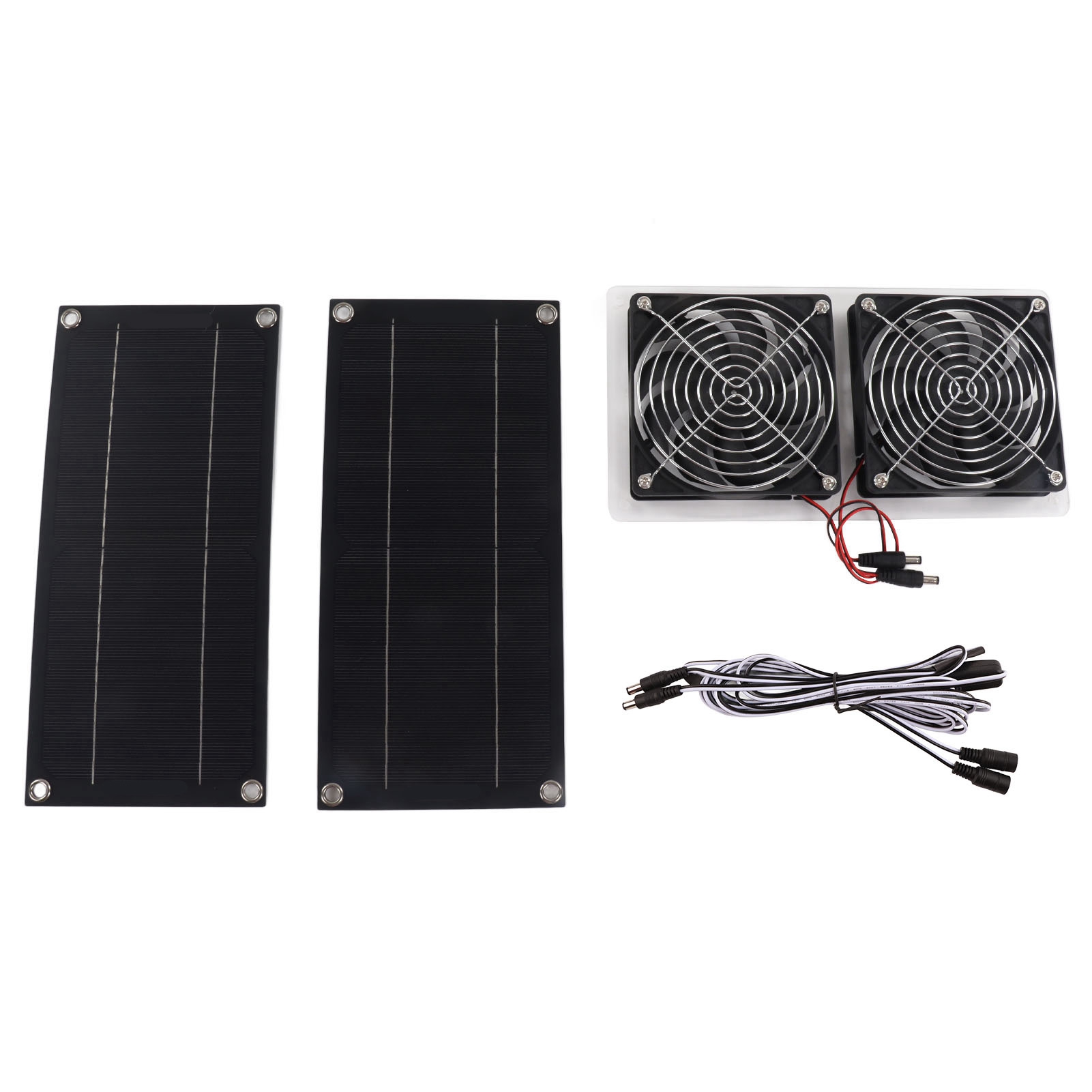 Wasserdichter Und Tragbarer Solarventilator, Umweltfreundlich, Für Den Außenbereich, 100 W, 12 V, Doppelpanel