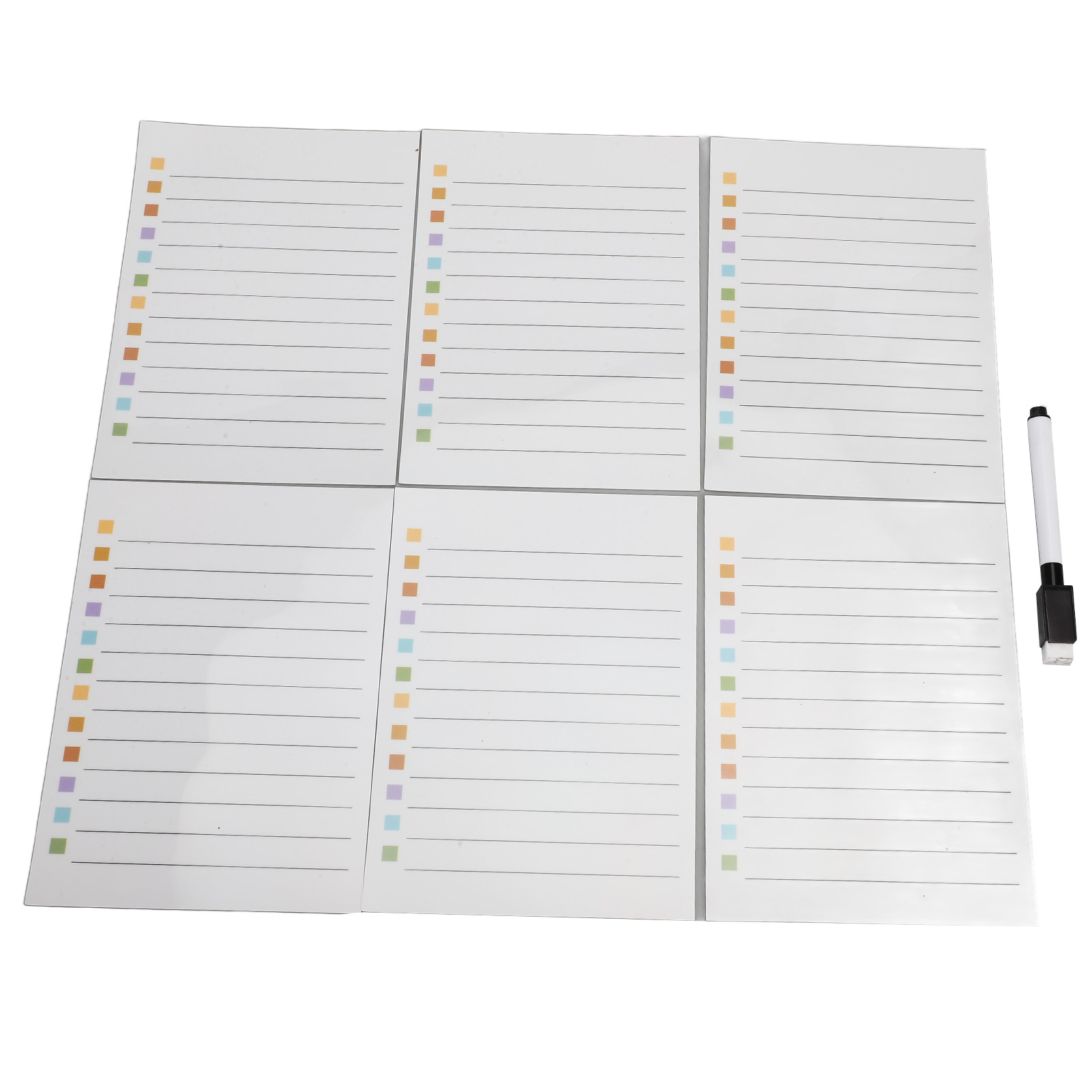 Whiteboard-aufkleber, Abwischbar, Wiederverwendbar, Abnehmbar, Für Tische, Türen, Kühlschränke