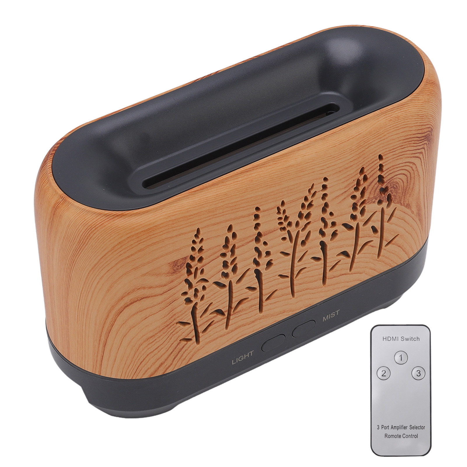 200 Ml Geräuschloser, Tragbarer Aroma-diffusor Mit Fernbedienung, Ideal Für Zuhause, Büro Oder Yoga (eu-stecker 100-240 V).