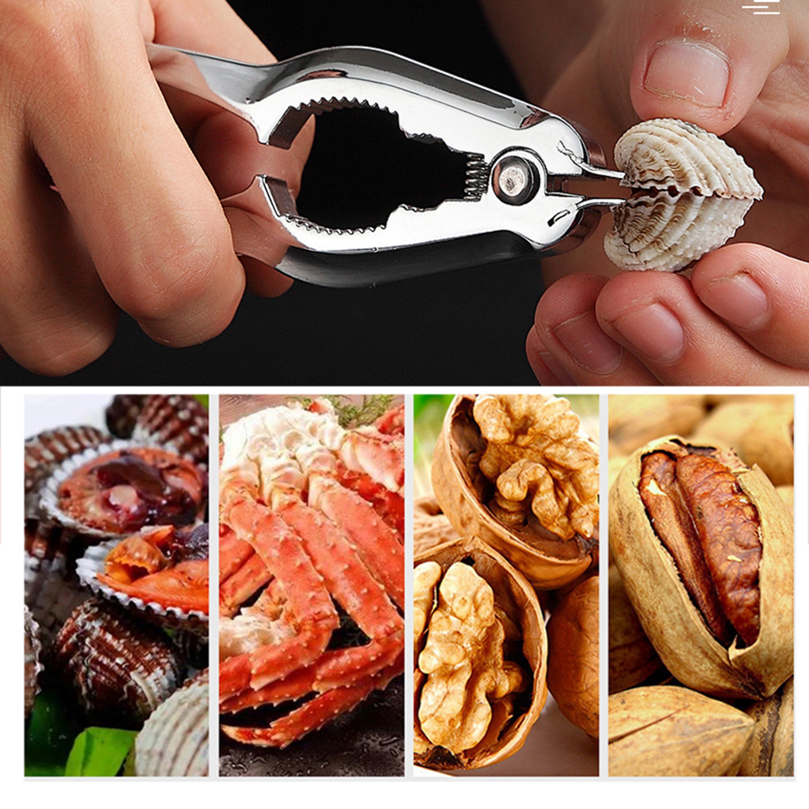 Muschelöffner, Krabbenzange, Nussknacker, Multifunktionswerkzeug Für Die Küche, Schalentiere