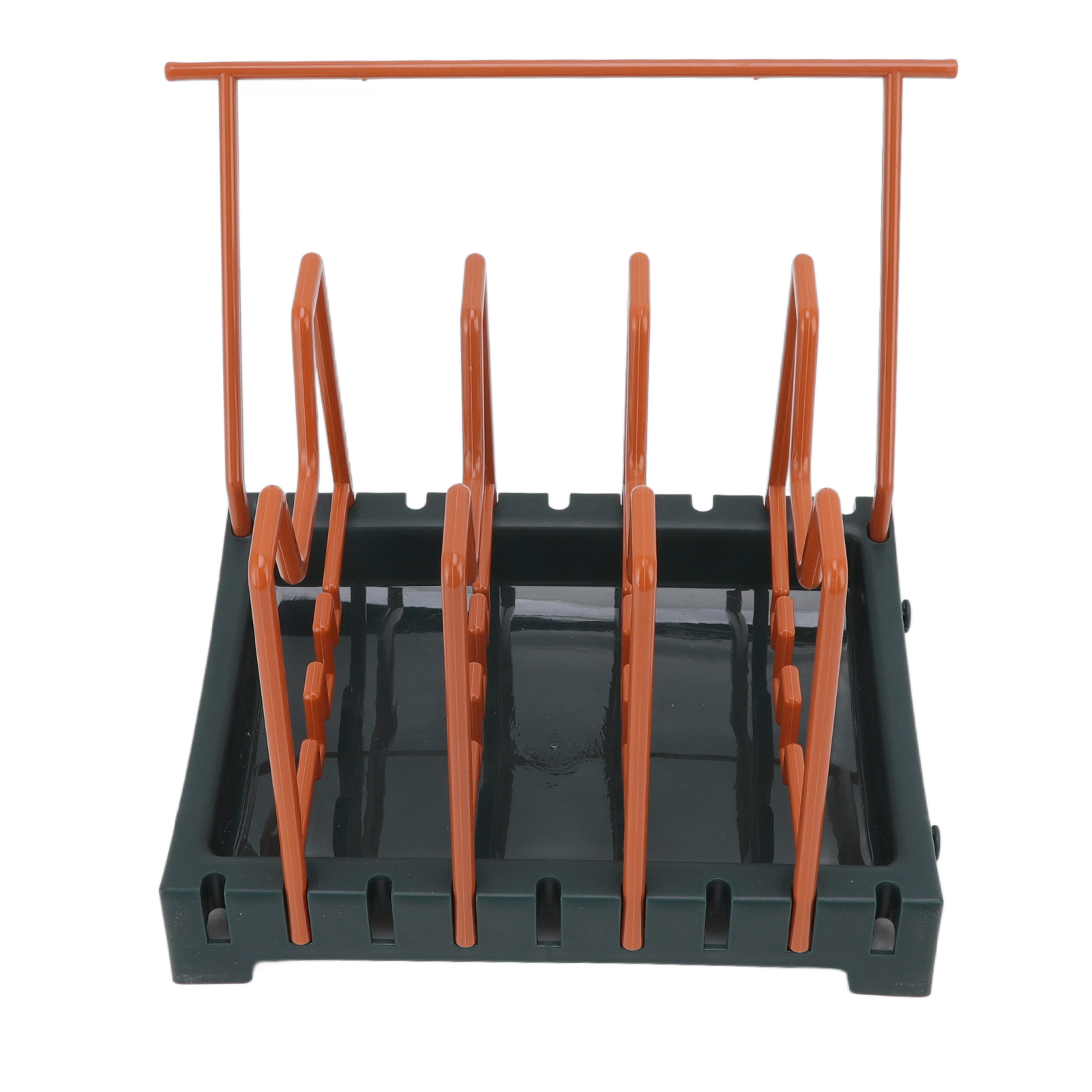 Robuster Topfdeckelhalter Aus Pp, Platzsparend, Stabiler Und Rutschfester Boden, Vielseitig Einsetzbar, D-förmiger Schneidebrett-organizer