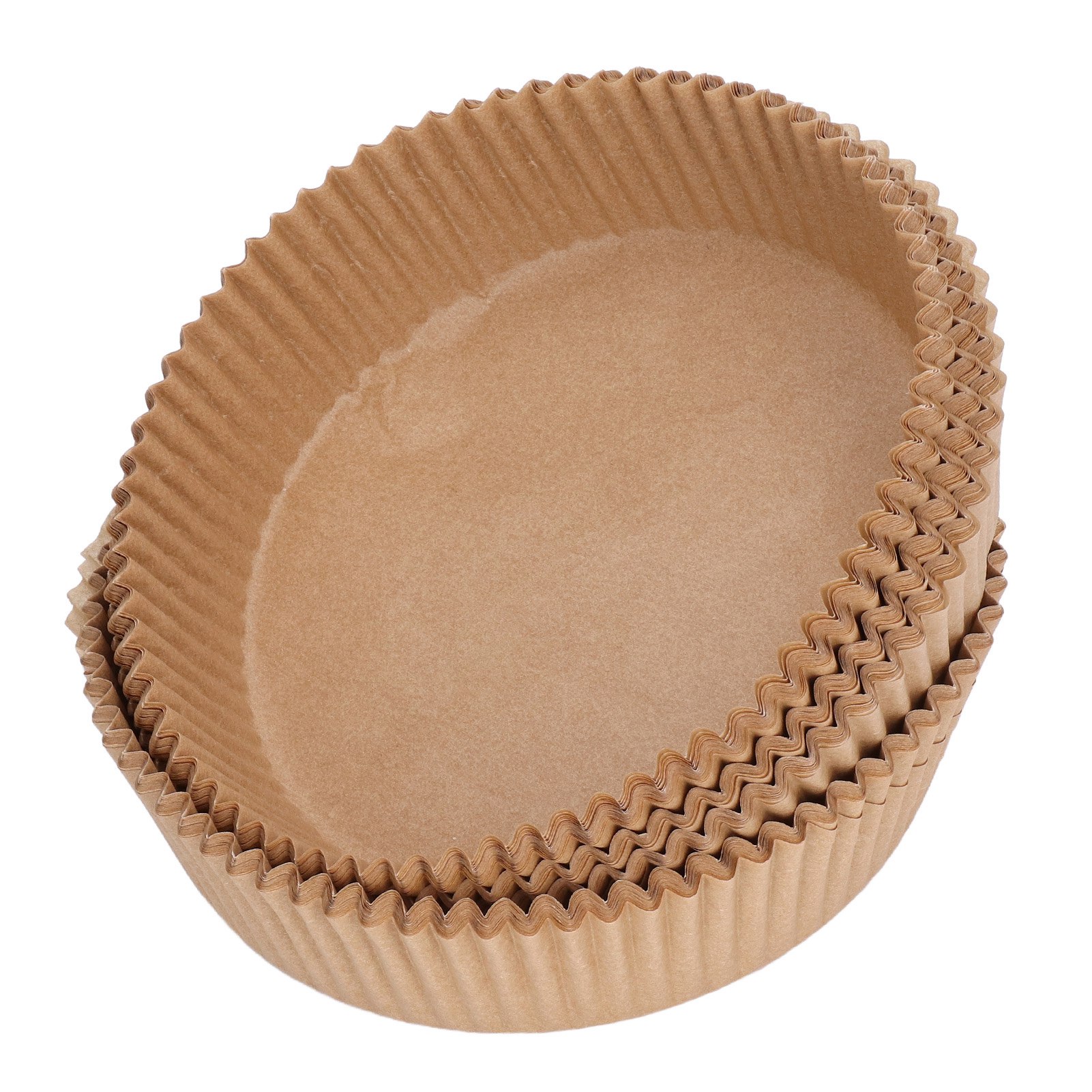 100-teiliges Set Mit Einweg-papierförmchen Für Fritteusen, Rund, Antihaftbeschichtet, Zum Backen