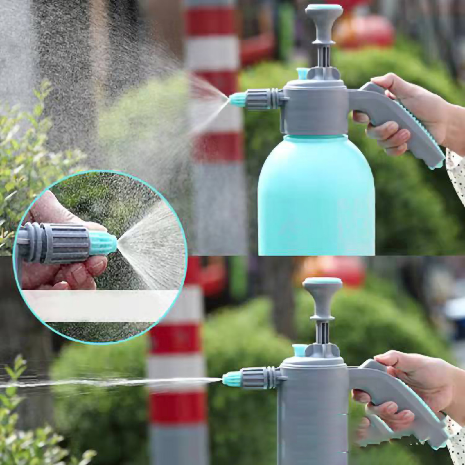 Manuelle Gartenspritze, Kleines Haushaltsmodell, Explosionsgeschützt, Desinfektionsmittel, Druckluft-gießkanne, Automatische Abluftspritze, 2 L