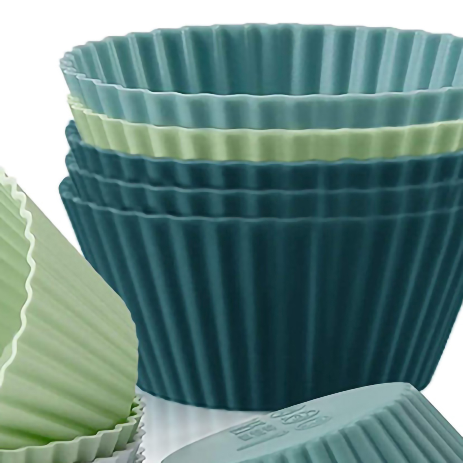 Morandi Runde Silikon-muffinform, Farbig, Für Eierkuchen Und Gedämpfte Eier, 12er-set.