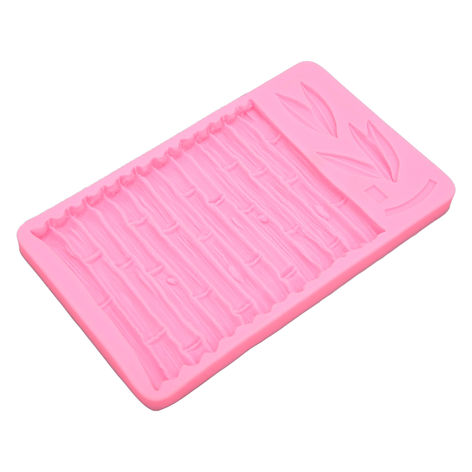 Silikonform In Bambusblattform Mit Bambusmuster, Für Gebäck, Zuckerpaste Und Schokolade. Ideal Für Die Herstellung Von Kuchen, Fondant Und Pralinen.
