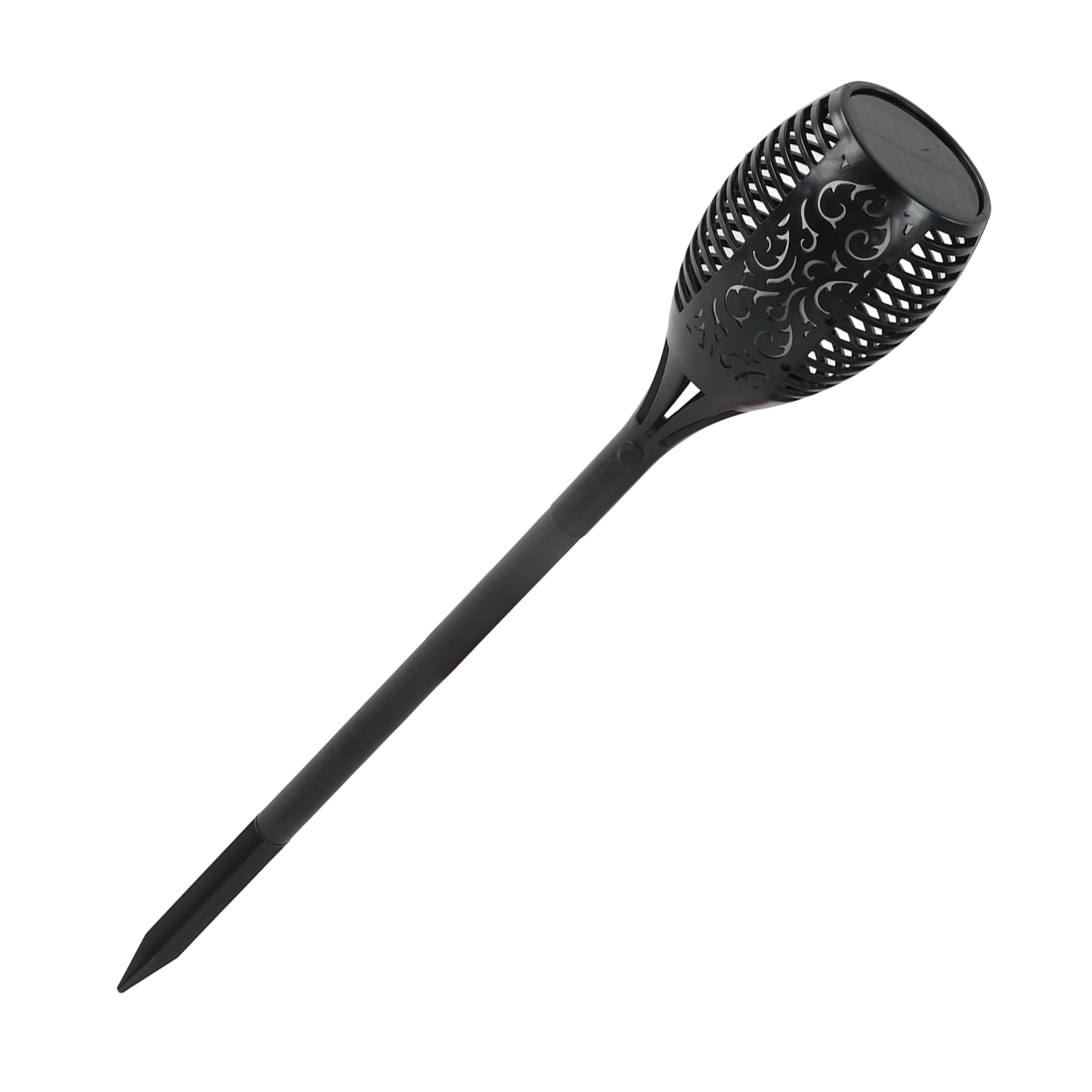 Wasserdichte Solar-flammenlampe Mit 96 Leds, Abs-gehäuse, Flackernde Und Tanzende Flamme Für Garten Und Landschaft