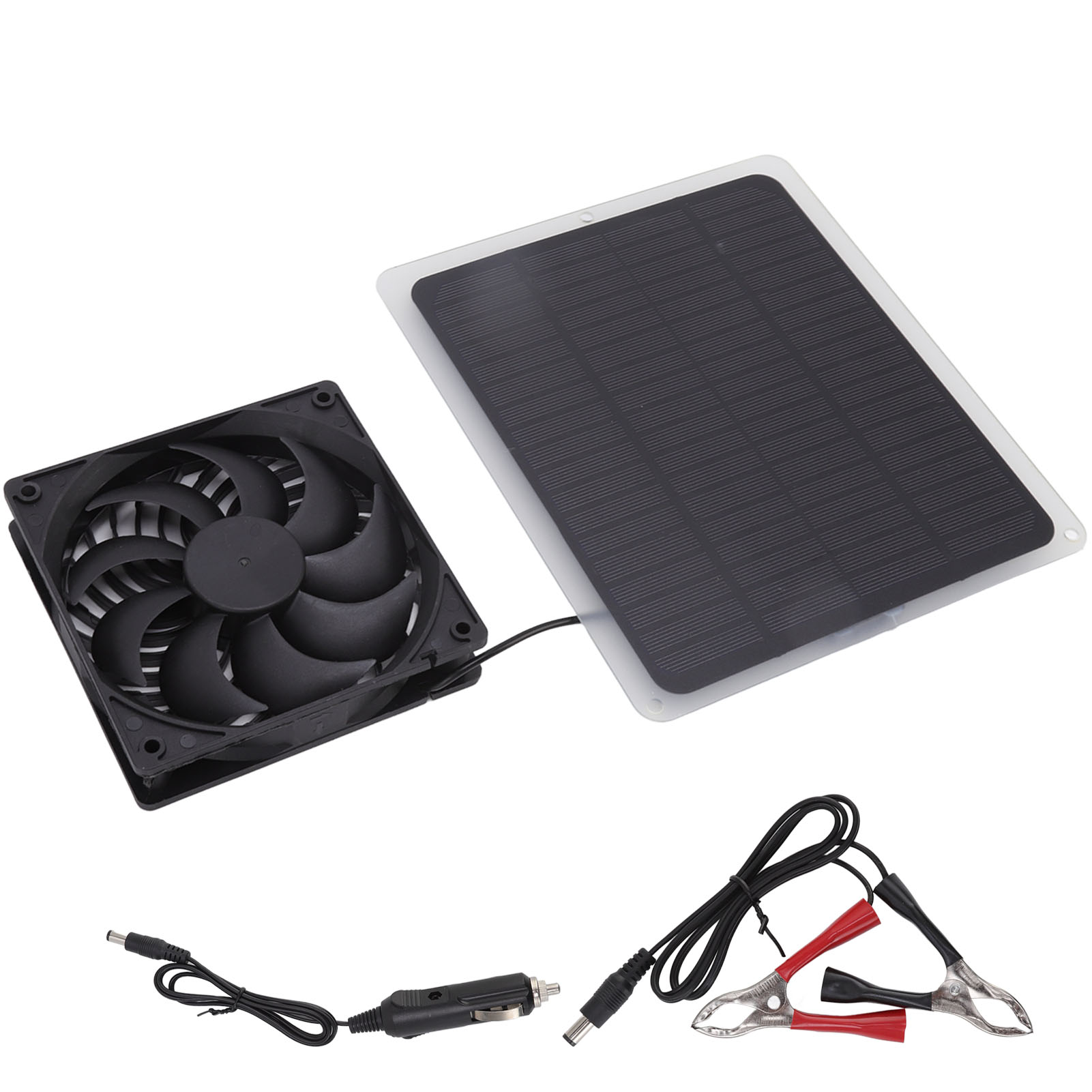 Ip014 Tragbares Solarventilator-set Mit Belüftungskäfig Und Energiesparenden Monokristallinen Solarzellen