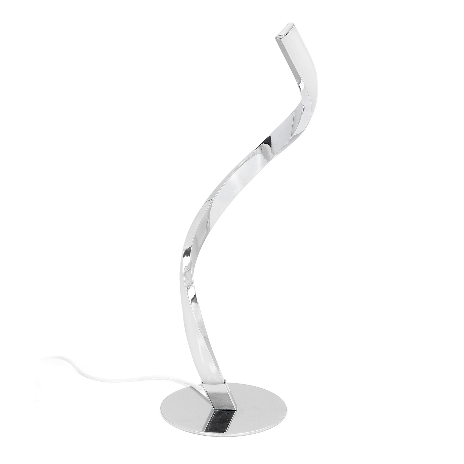 Moderne, Gebogene Led-tischleuchte Mit 3000k Weißem Licht, Spiralförmig, Für Wohn- Und Schlafzimmer, 100–240 V Eu-stecker