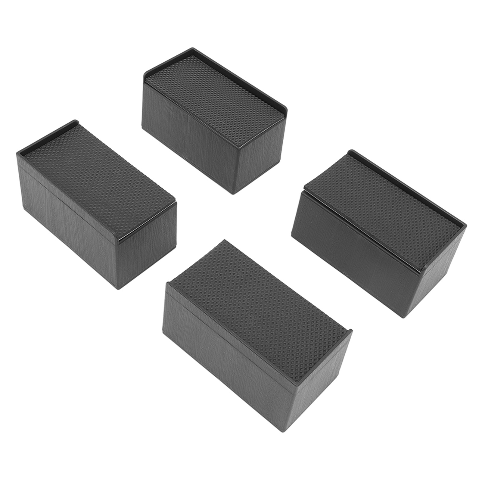 L-förmige, Rechteckige, Stapelbare Gummi-möbelfüße Für Sofa, Tisch, Sessel Oder Bett.