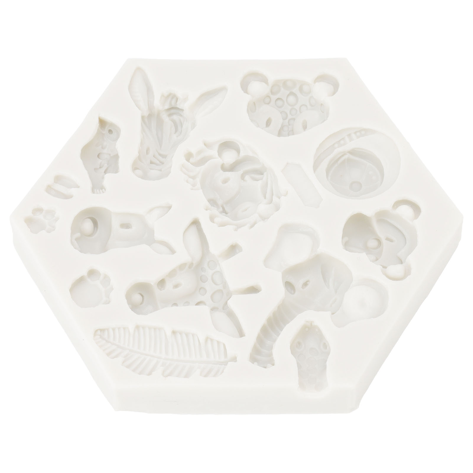 Silikonform, Niedliche Tierform, Leicht Zu Entformen, Flexibel, Weich, Backform Für Diy-kuchen, Fondant, Schokolade, 951 Grau