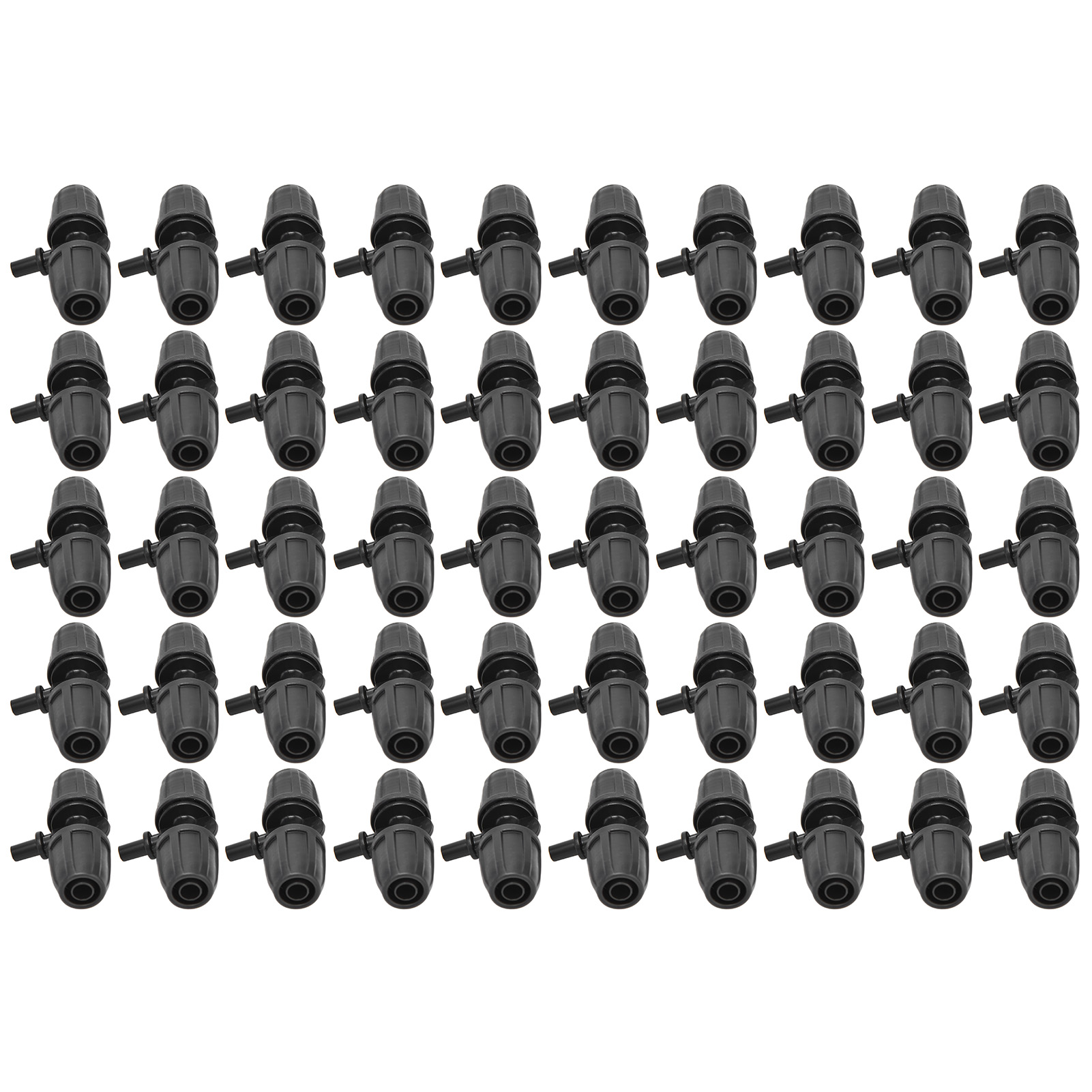 50 Stück 8/12 Mm Schlauch-t-stück-anschlussstück Zubehör Für Garten-tropfbewässerungssysteme